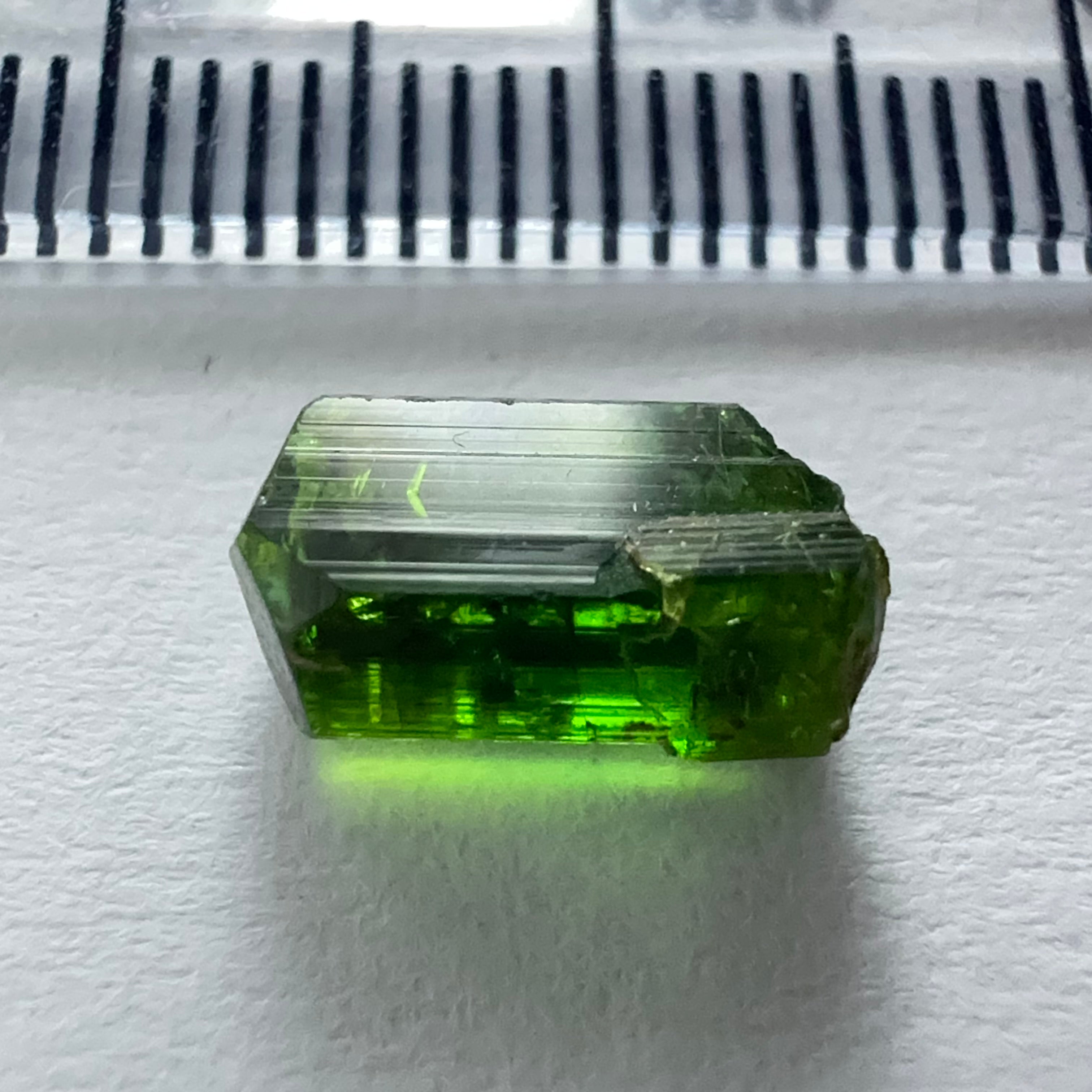 Tanzanian Chrome Tourmaline Crystal, 2.61ct, Laletema, Tanzania, Untreated Unheated