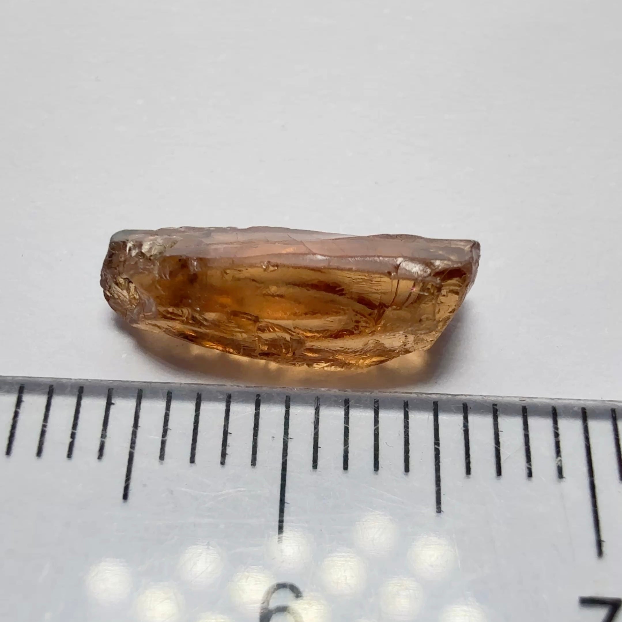 Colour Shit Garnet, Tanzania, 2.88ct, Untreated Unheated, crack at one end, rest clean