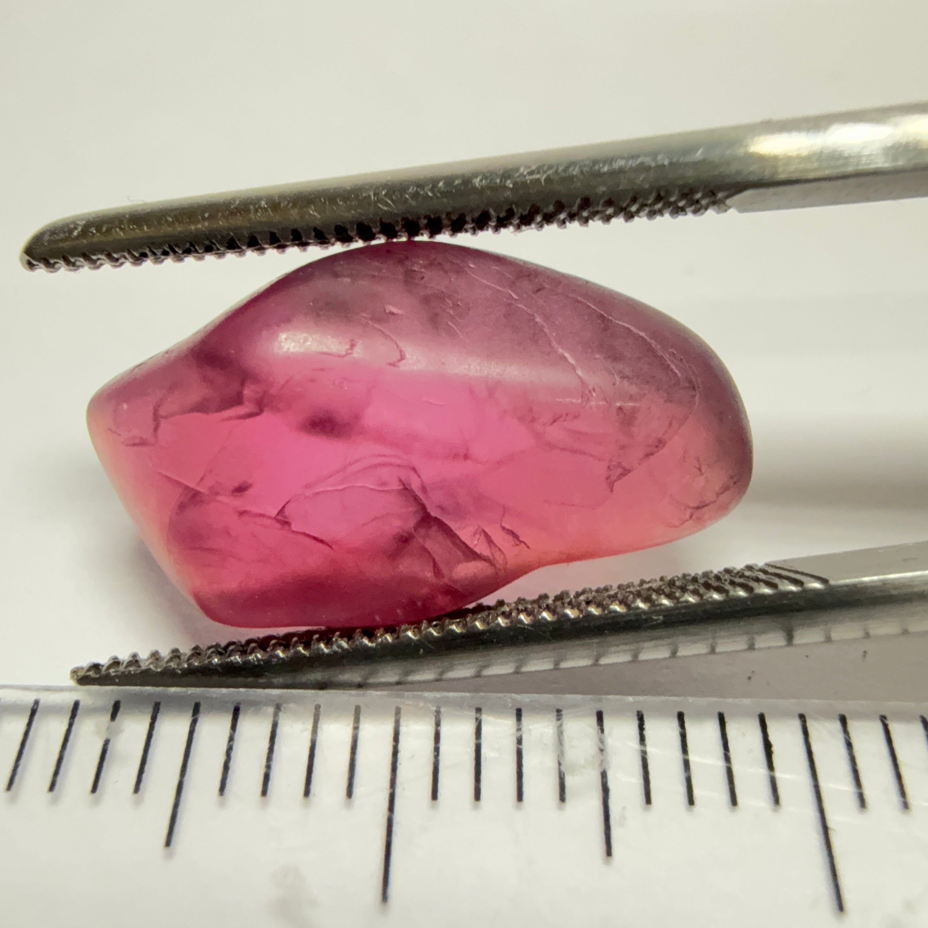 Mahenge Spinel, semi polished tumblestone, 7.52ct, Mahenge, Tanzania, Untreated Unheated