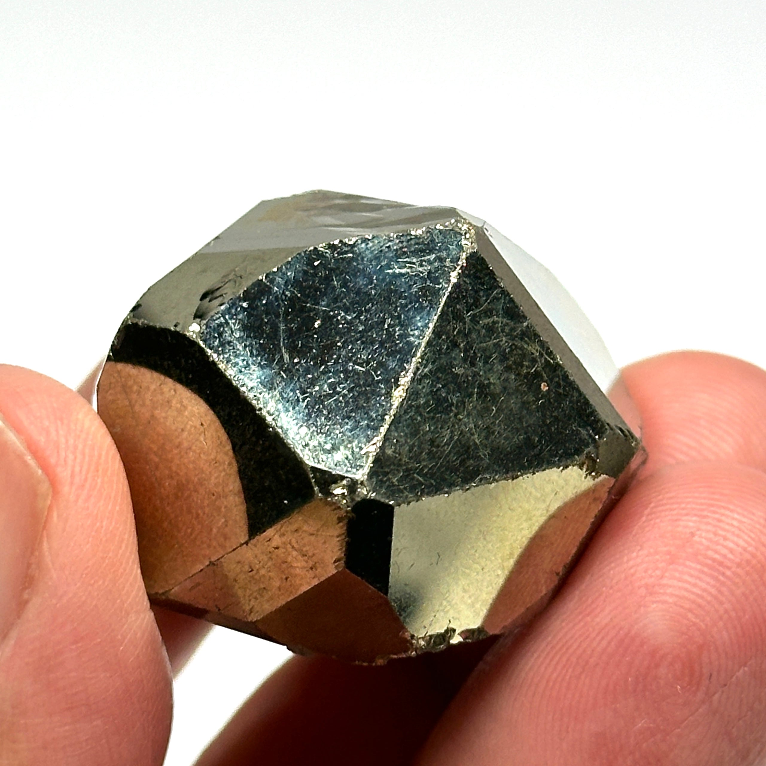 Pyrite, 57.40gm, Merelani, Tanzania, Untreated Unheated, same mines as Tanzanite, natural mirror crystal faces