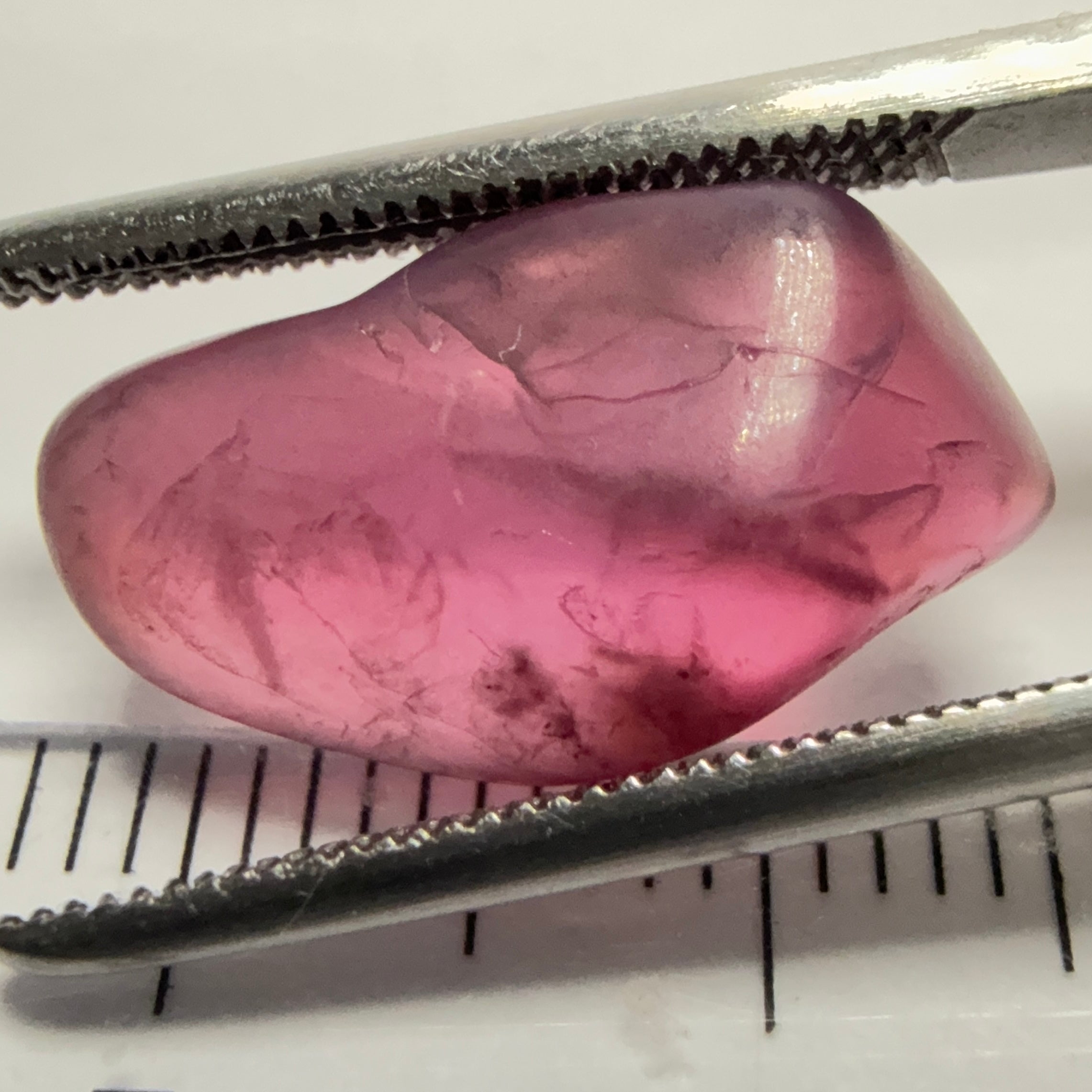 Mahenge Spinel, semi polished tumblestone, 7.52ct, Mahenge, Tanzania, Untreated Unheated