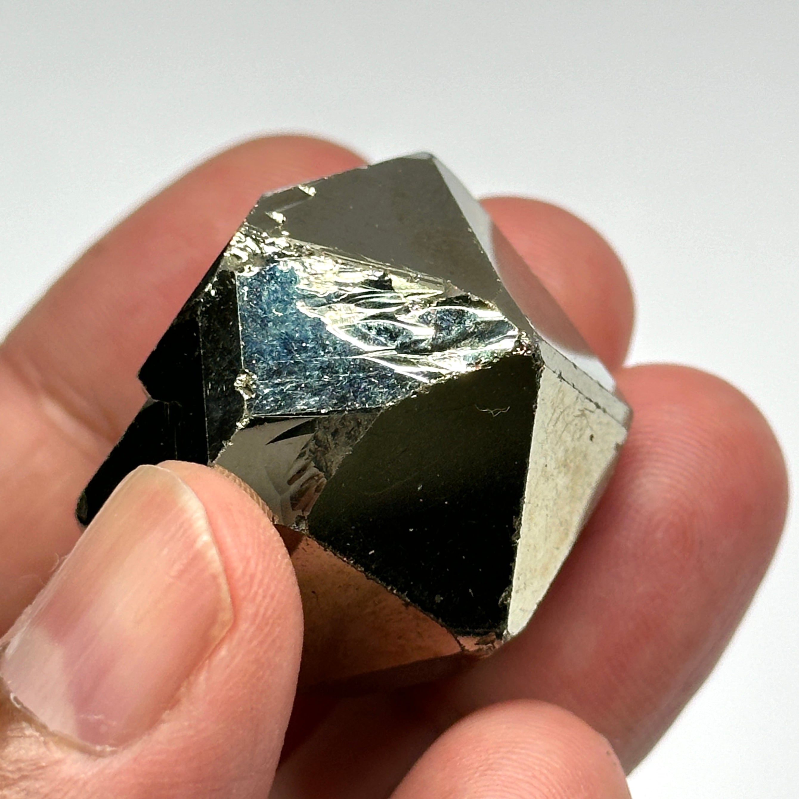 Pyrite, 57.40gm, Merelani, Tanzania, Untreated Unheated, same mines as Tanzanite, natural mirror crystal faces