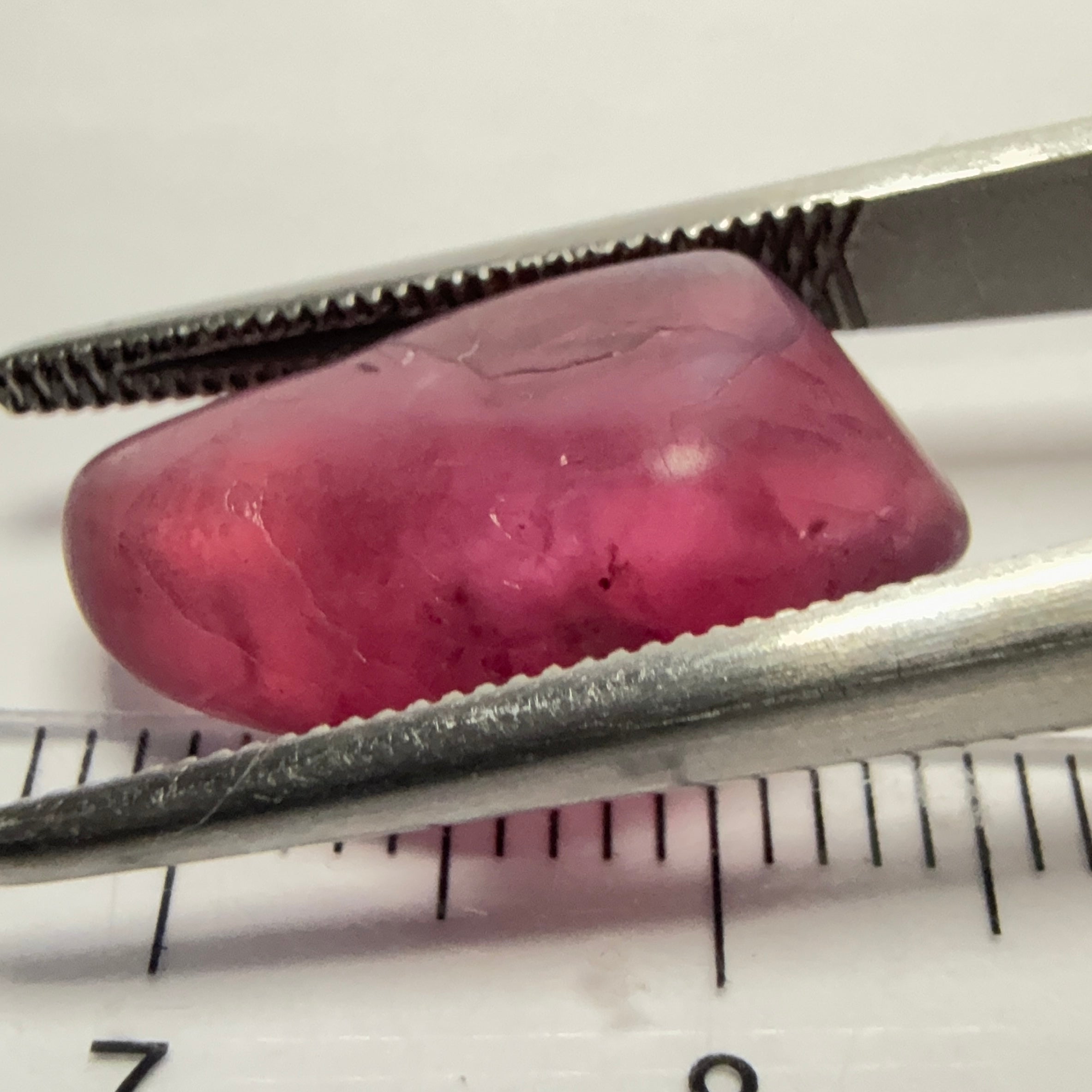 Mahenge Spinel, semi polished tumblestone, 7.52ct, Mahenge, Tanzania, Untreated Unheated