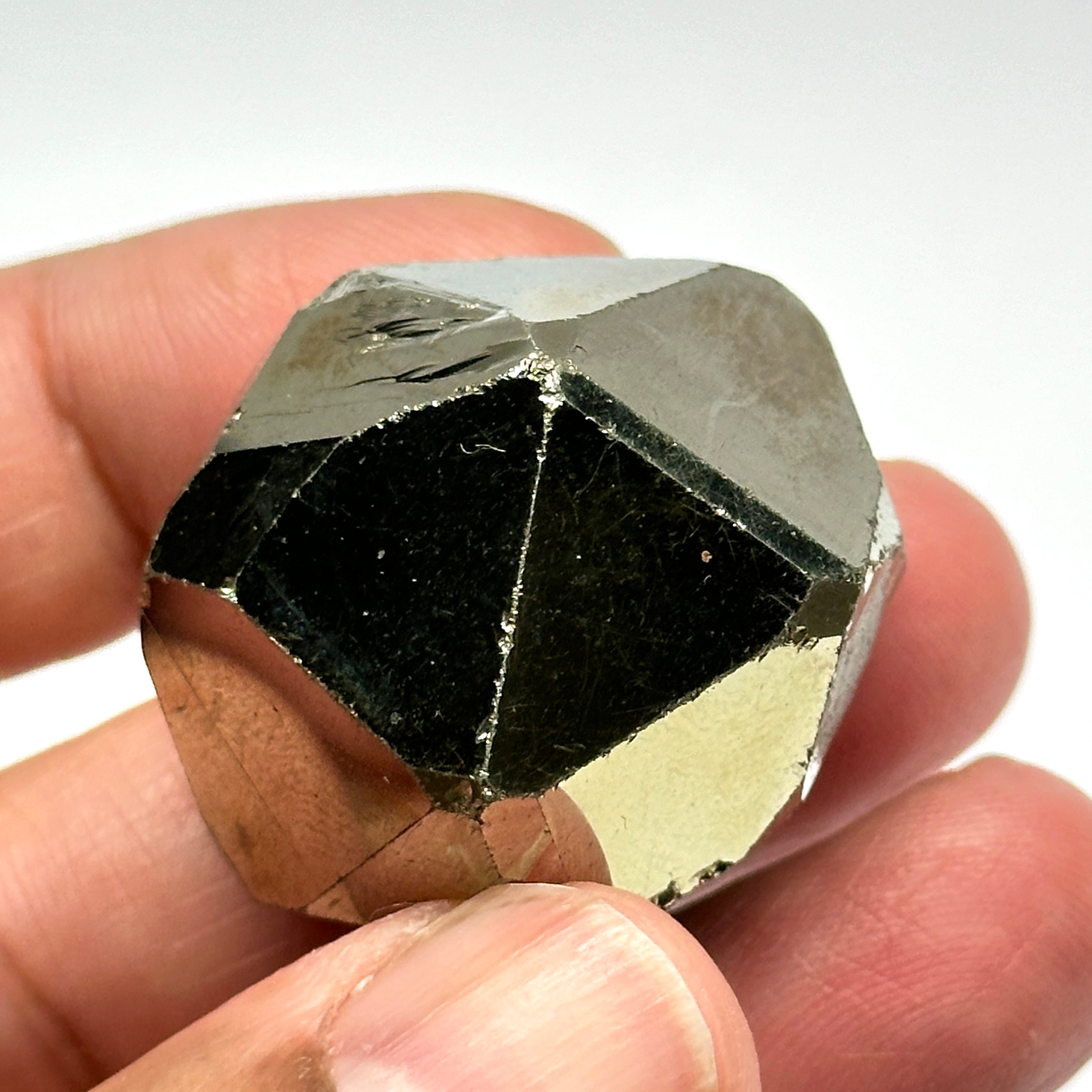 Pyrite, 57.40gm, Merelani, Tanzania, Untreated Unheated, same mines as Tanzanite, natural mirror crystal faces