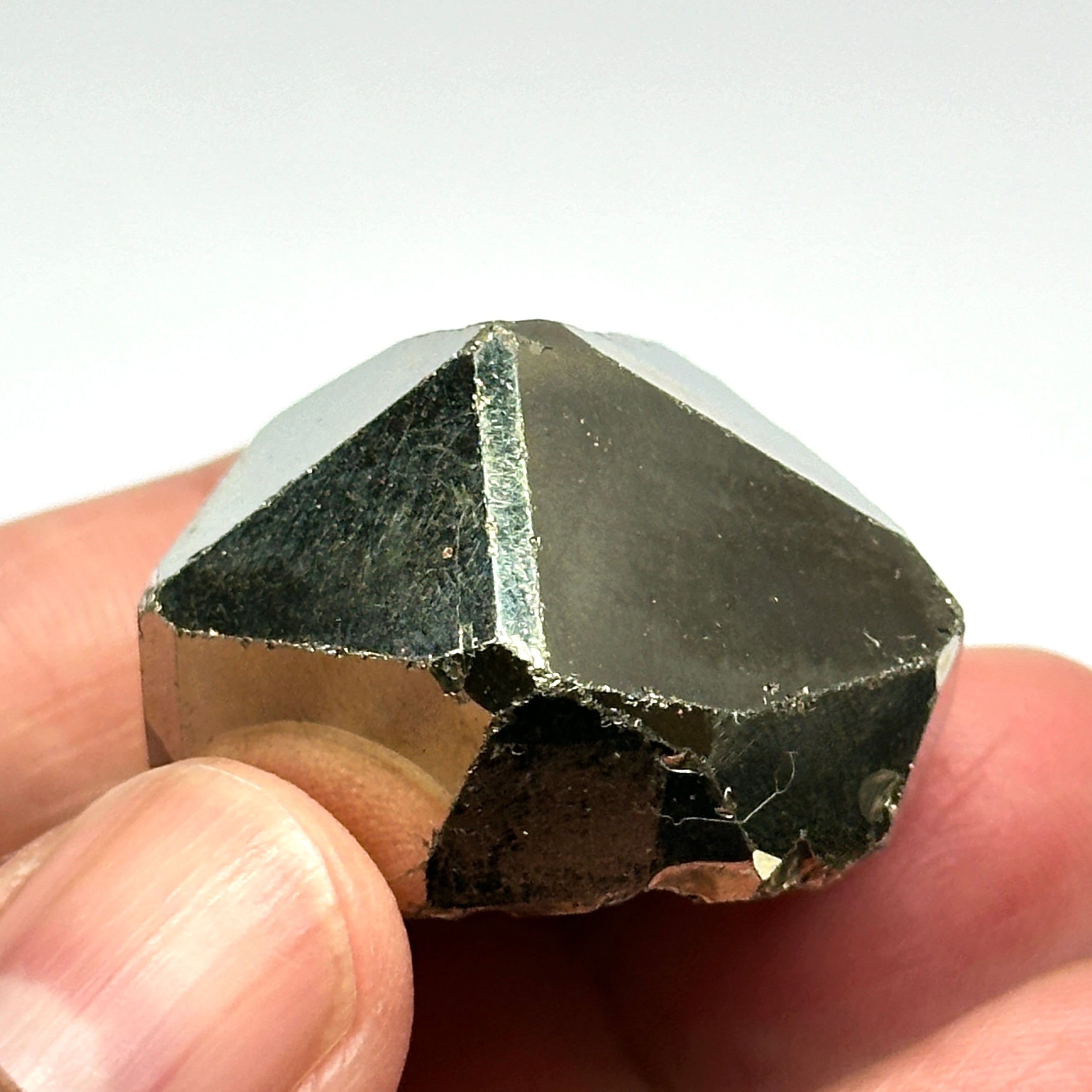 Pyrite, 57.40gm, Merelani, Tanzania, Untreated Unheated, same mines as Tanzanite, natural mirror crystal faces