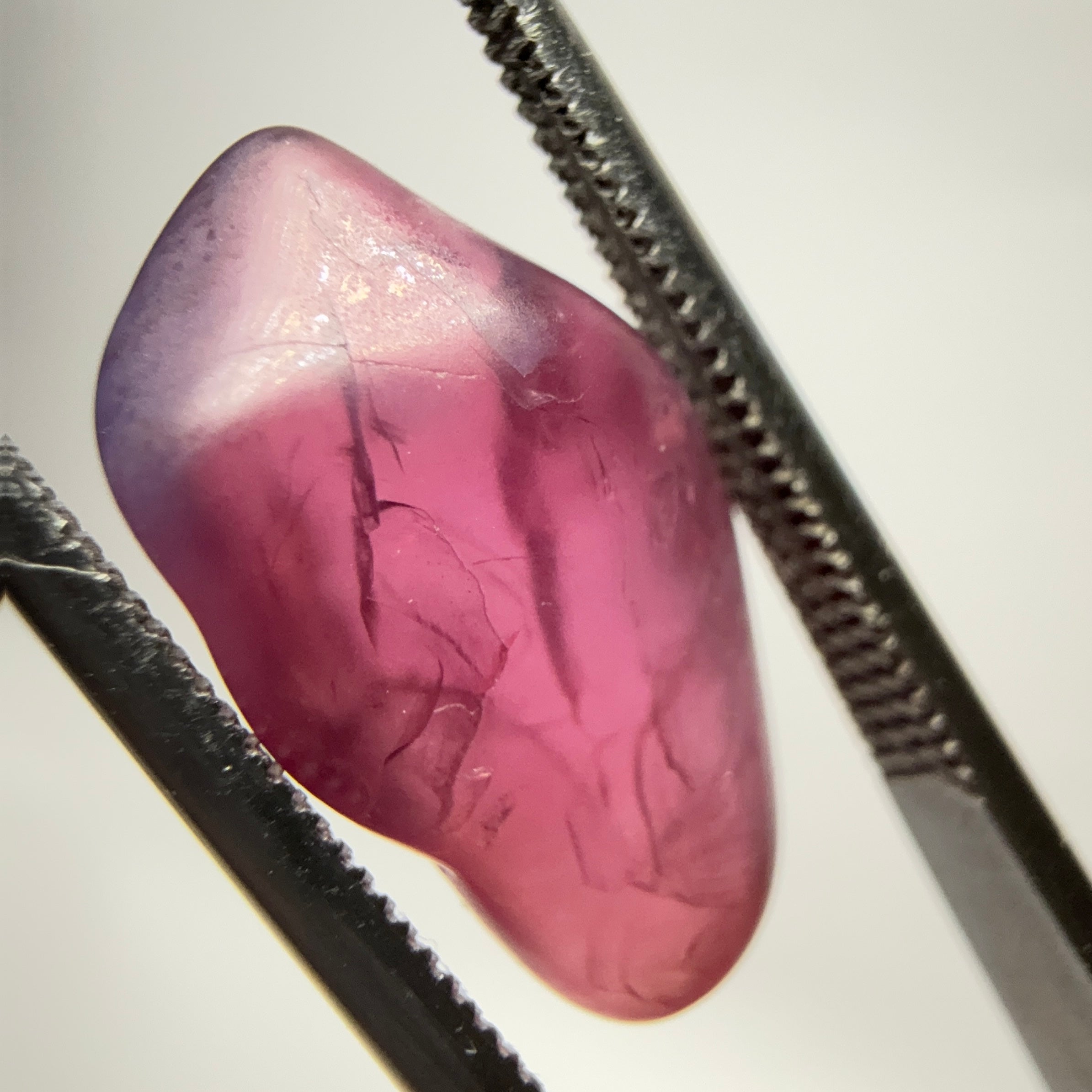 Mahenge Spinel, semi polished tumblestone, 7.52ct, Mahenge, Tanzania, Untreated Unheated