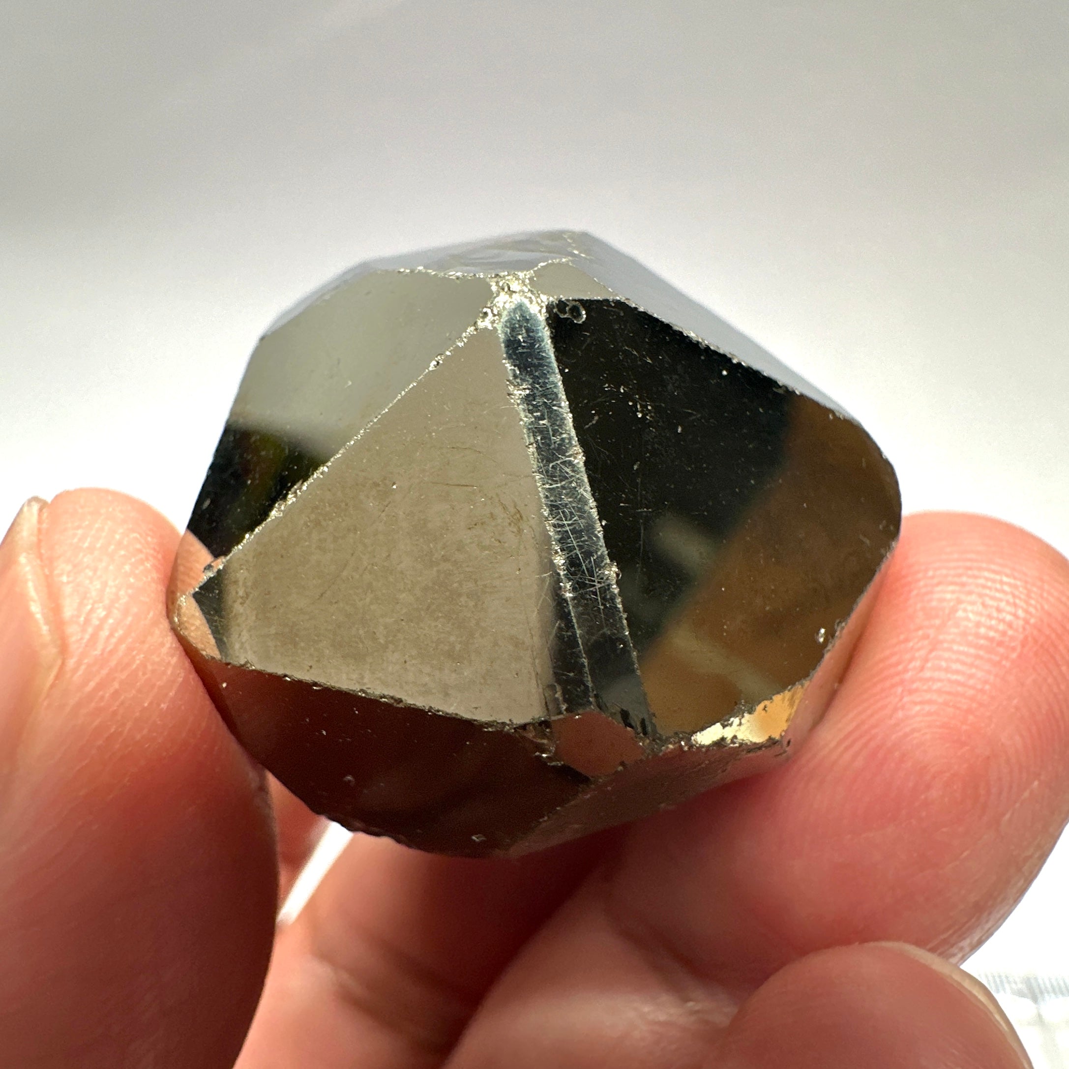 Pyrite, 57.40gm, Merelani, Tanzania, Untreated Unheated, same mines as Tanzanite, natural mirror crystal faces