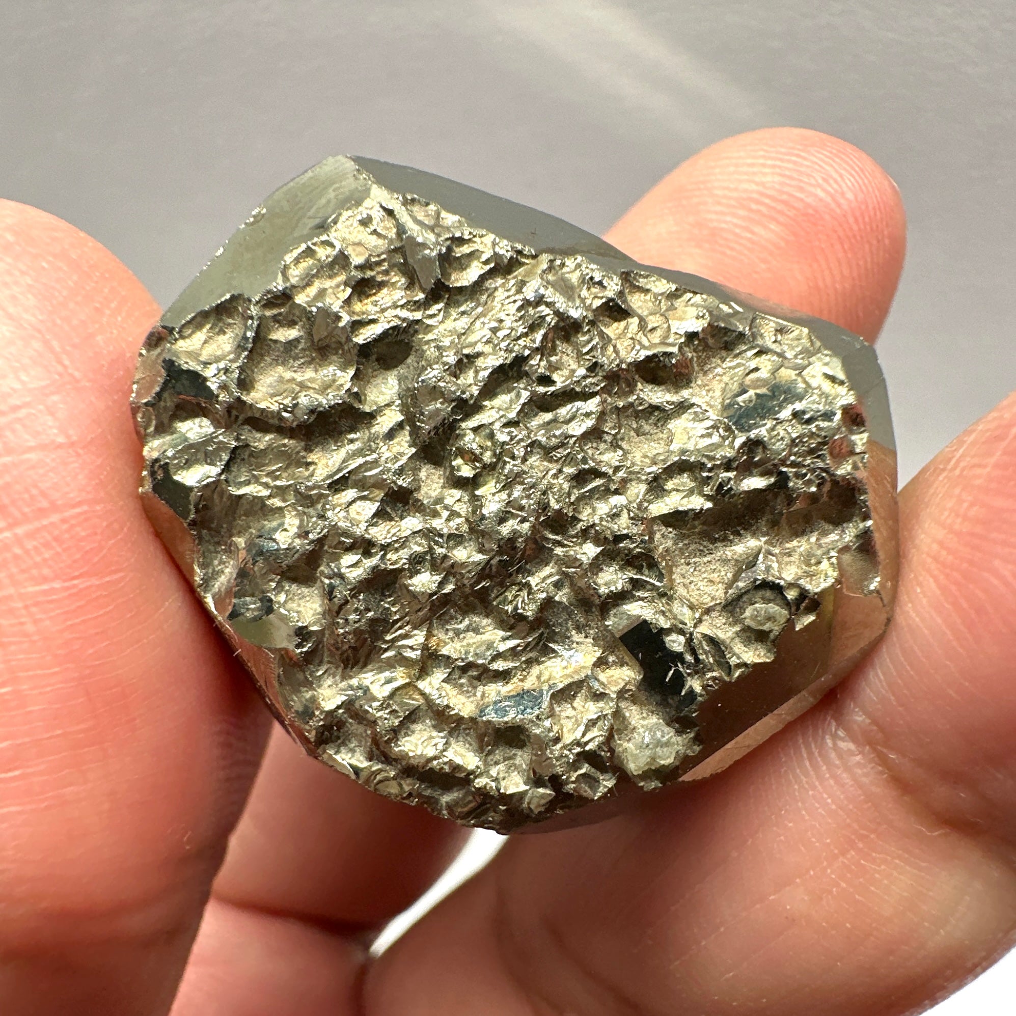 Pyrite, 57.40gm, Merelani, Tanzania, Untreated Unheated, same mines as Tanzanite, natural mirror crystal faces