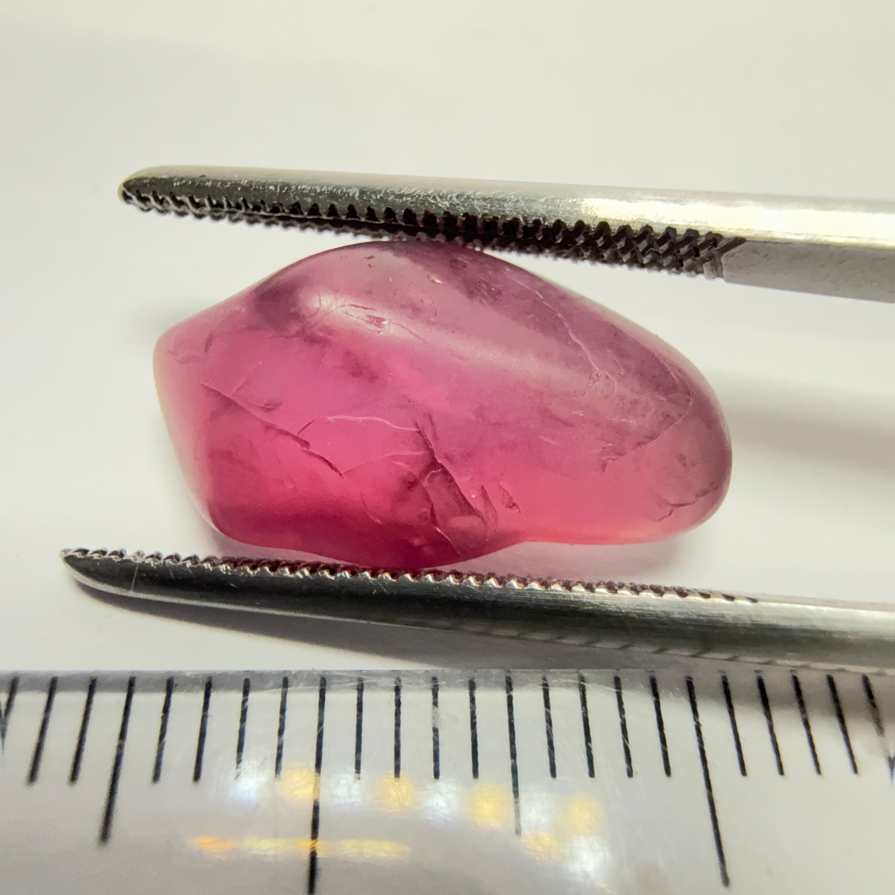 Mahenge Spinel, semi polished tumblestone, 7.52ct, Mahenge, Tanzania, Untreated Unheated