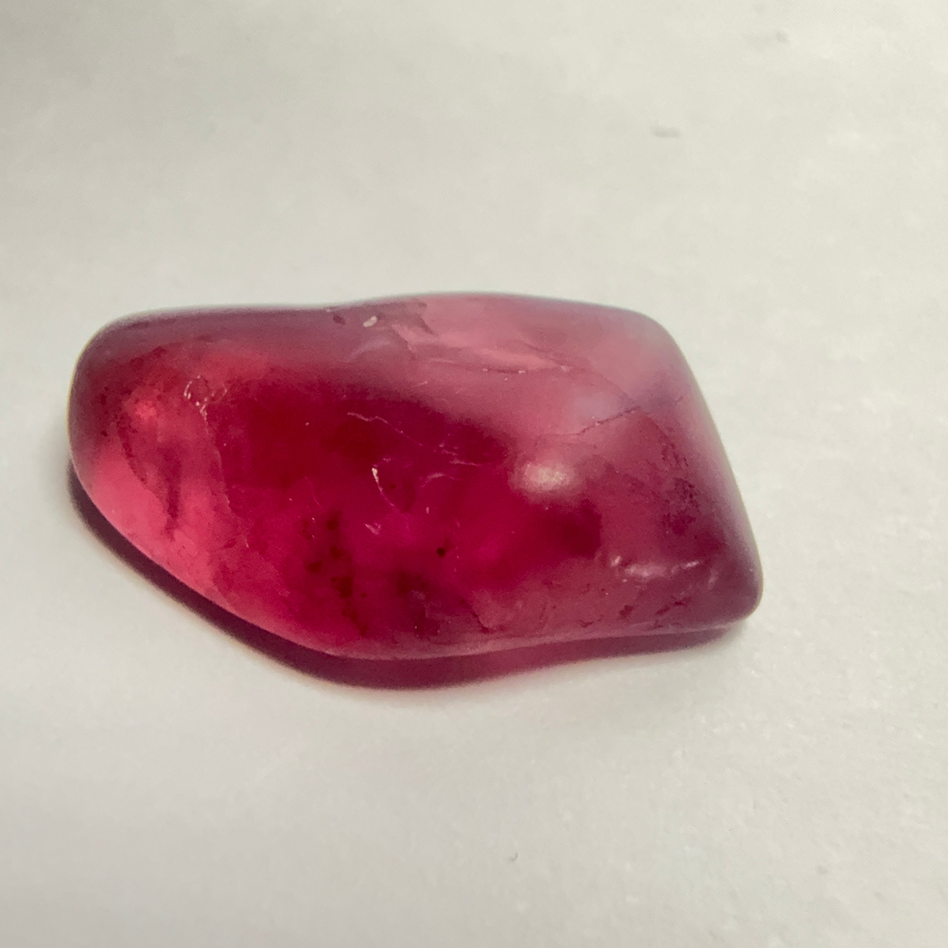 Mahenge Spinel, semi polished tumblestone, 7.52ct, Mahenge, Tanzania, Untreated Unheated