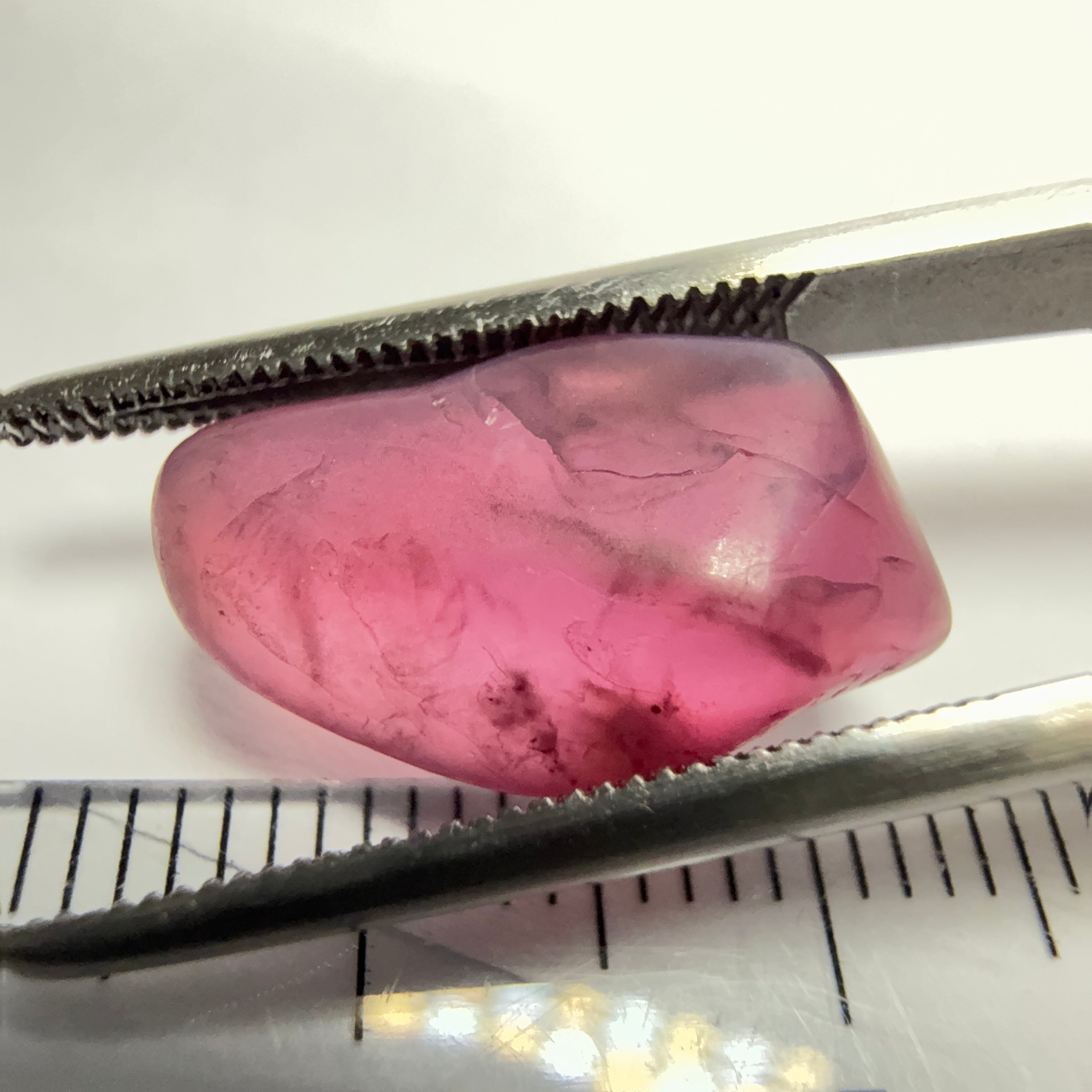 Mahenge Spinel, semi polished tumblestone, 7.52ct, Mahenge, Tanzania, Untreated Unheated