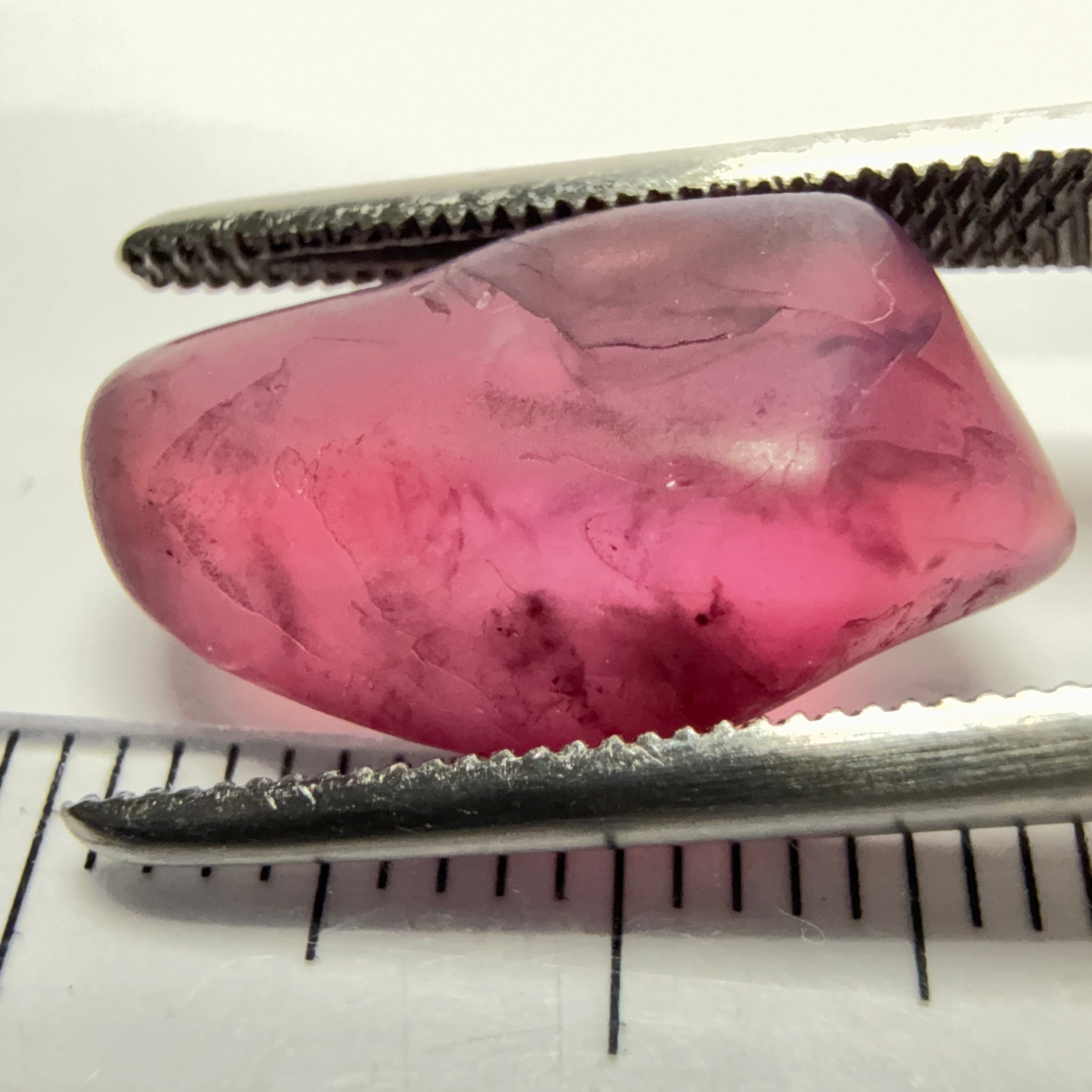 Mahenge Spinel, semi polished tumblestone, 7.52ct, Mahenge, Tanzania, Untreated Unheated