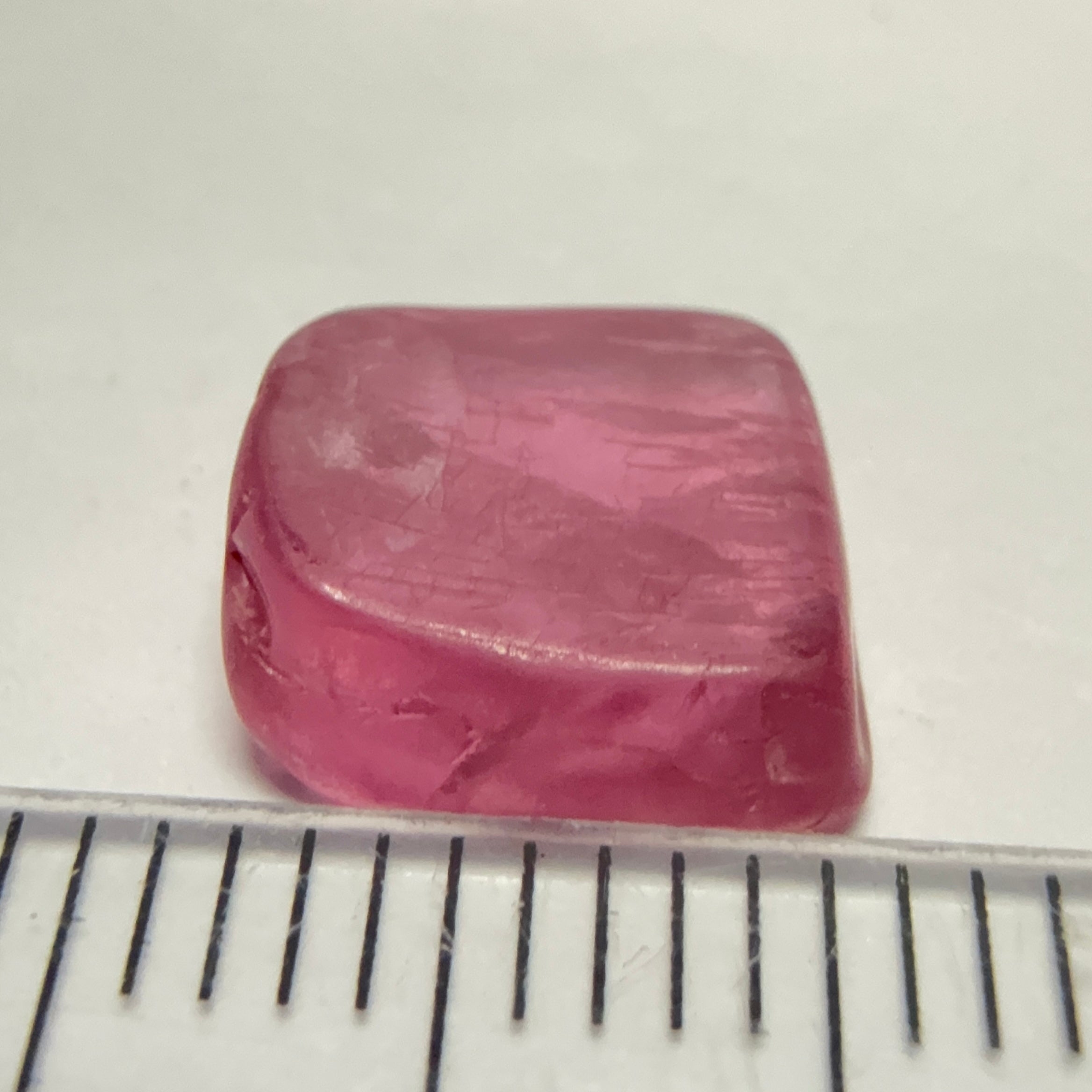 Mahenge Spinel, semi polished tumblestone, 3.82ct, Mahenge, Tanzania, Untreated Unheated