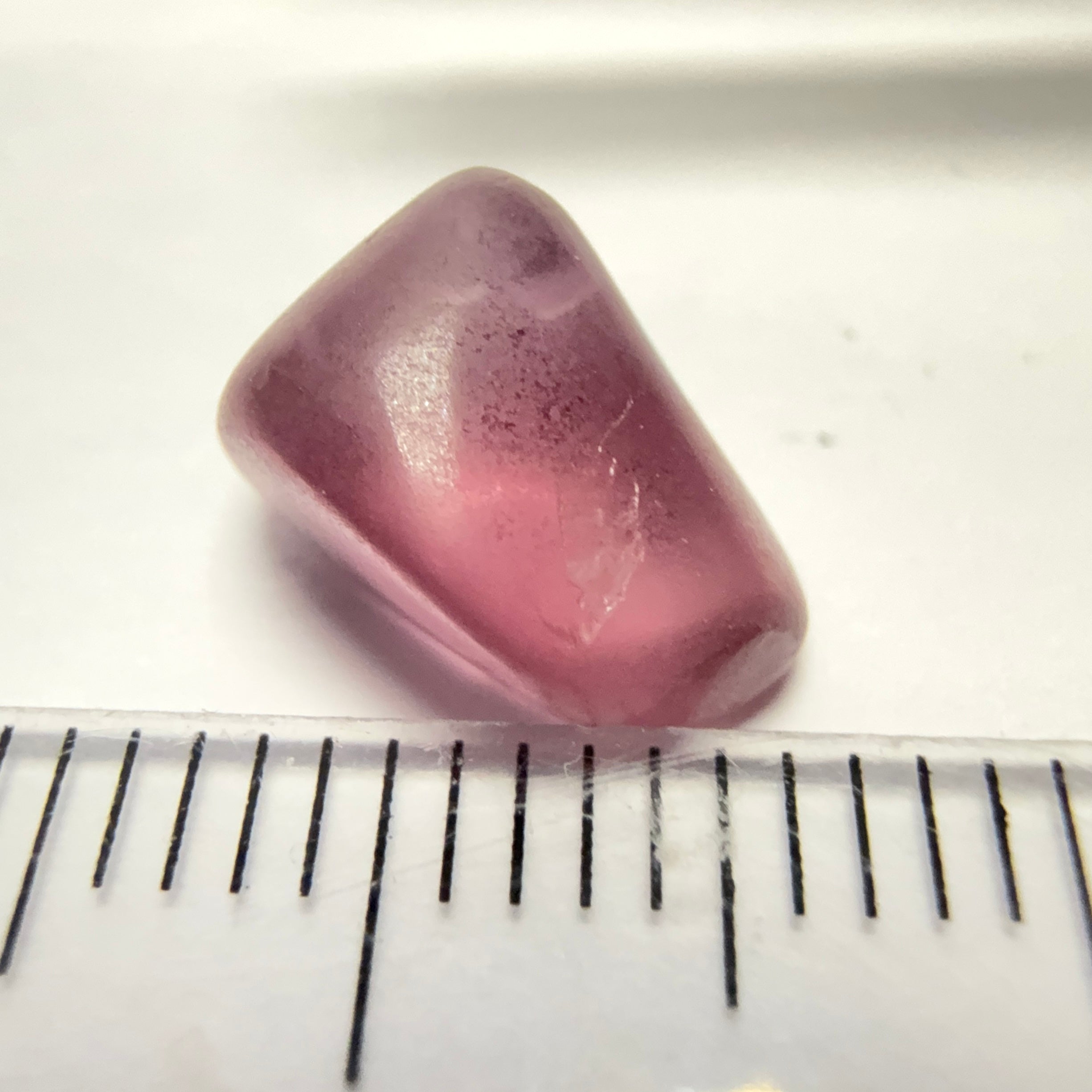 Mahenge Spinel, semi polished tumblestone, 4.44ct, Mahenge, Tanzania, Untreated Unheated