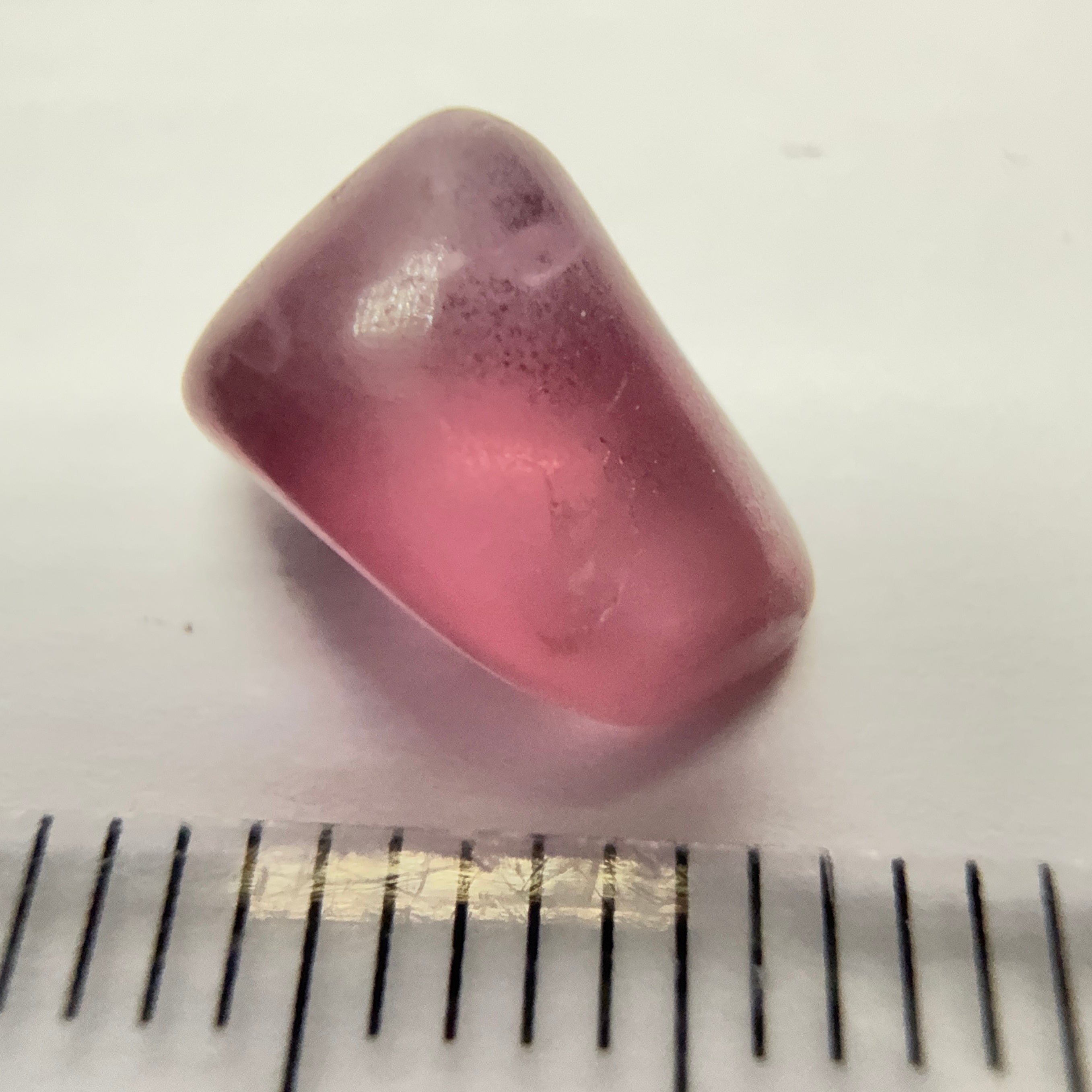 Mahenge Spinel, semi polished tumblestone, 4.44ct, Mahenge, Tanzania, Untreated Unheated