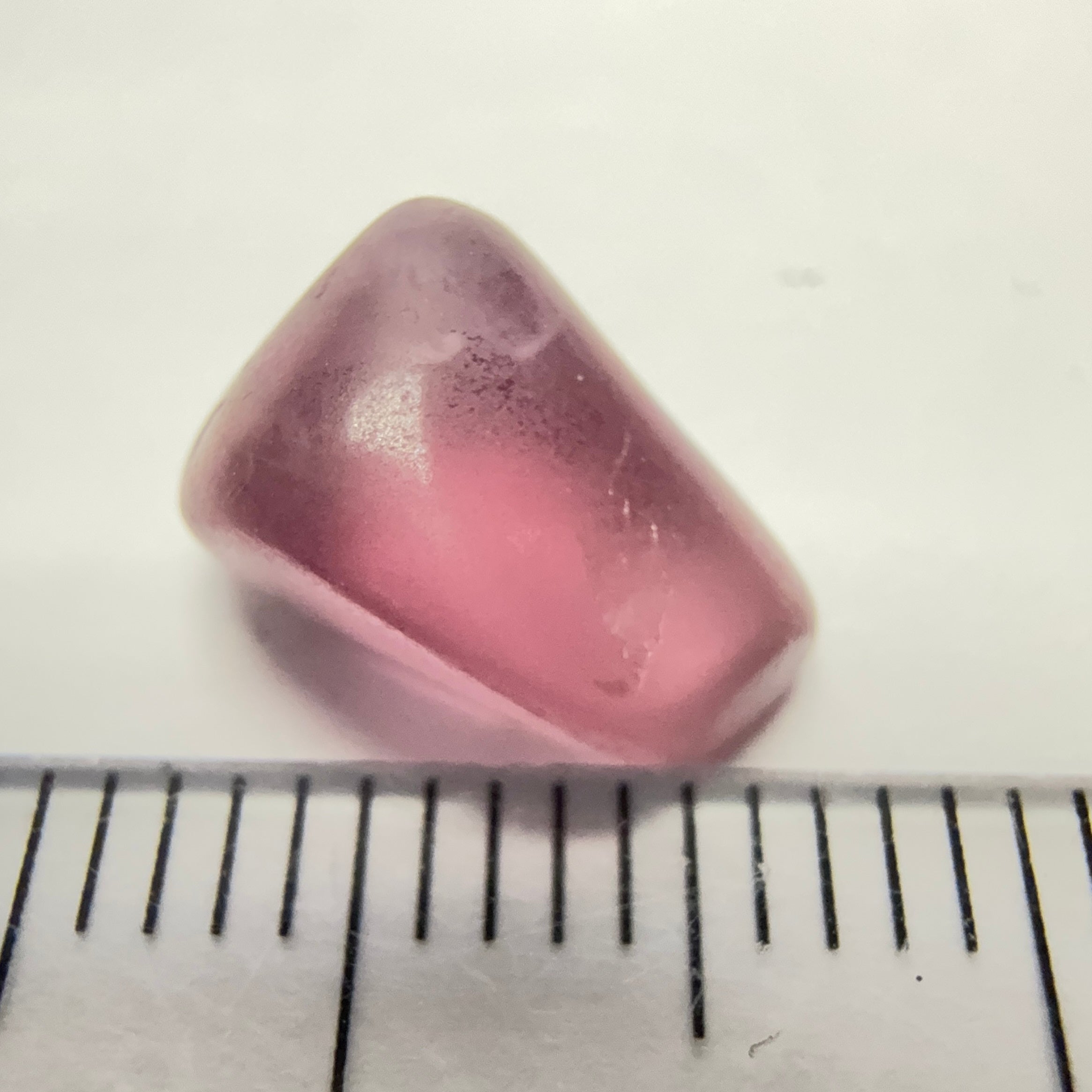 Mahenge Spinel, semi polished tumblestone, 4.44ct, Mahenge, Tanzania, Untreated Unheated