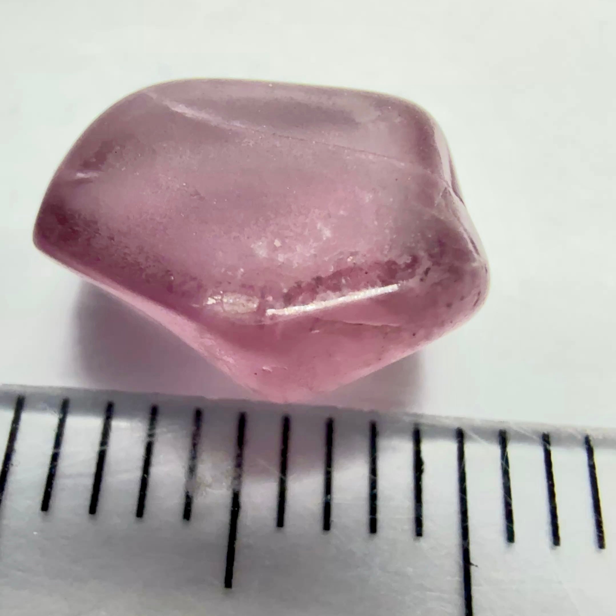 Mahenge Spinel, semi polished tumblestone, 4.02ct, Mahenge, Tanzania, Untreated Unheated