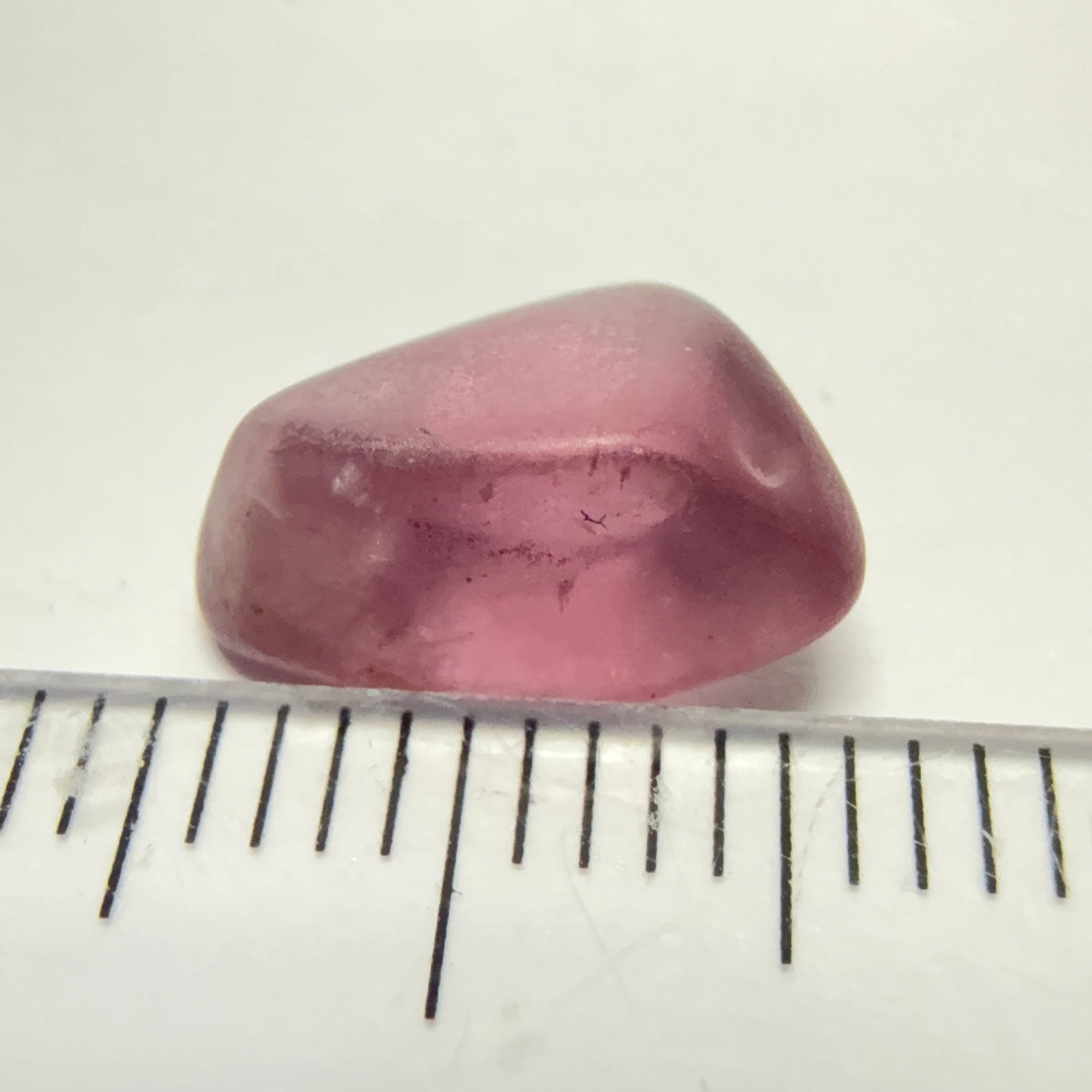 Mahenge Spinel, semi polished tumblestone, 4.11ct, Mahenge, Tanzania, Untreated Unheated