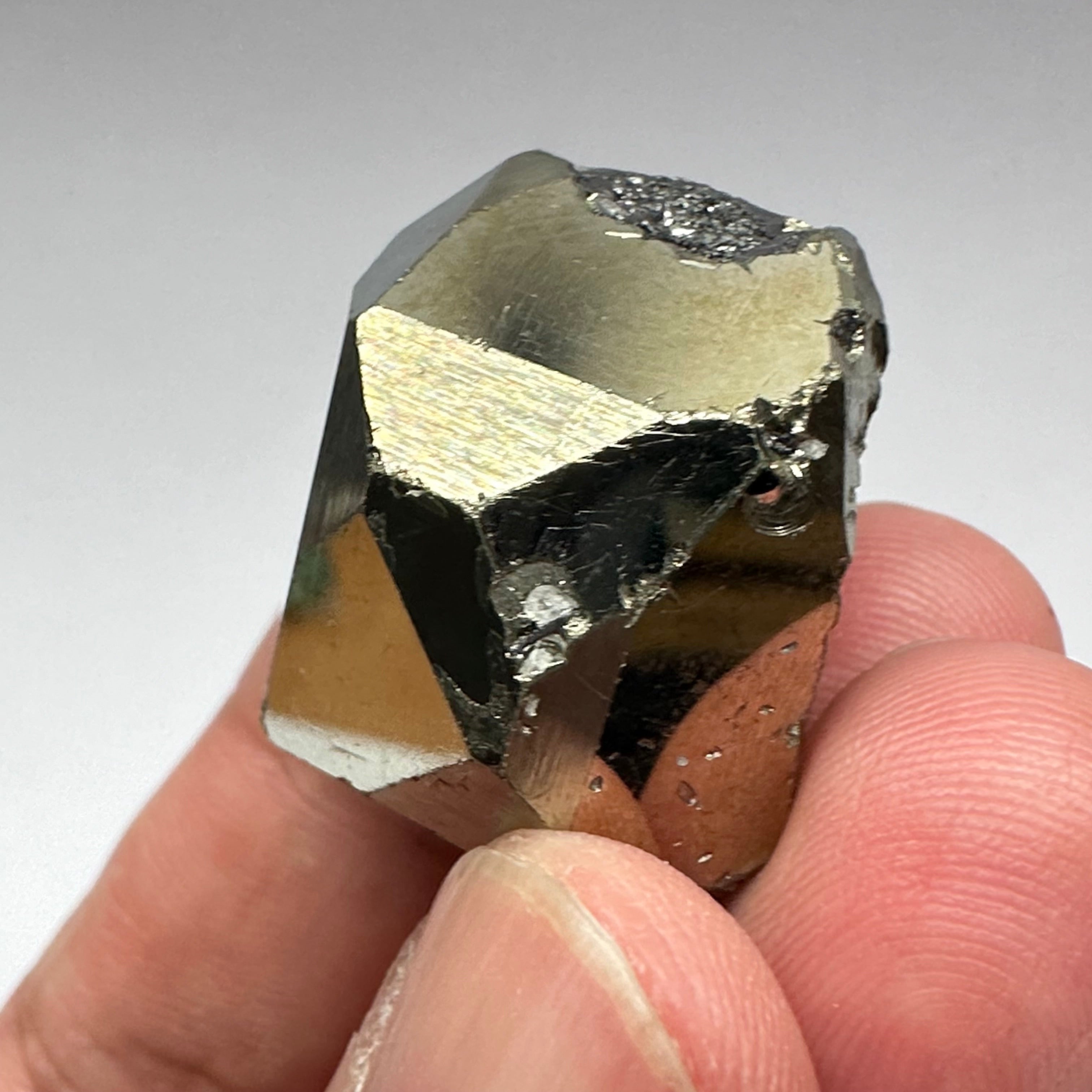 Pyrite, 47.10gm, Merelani, Tanzania, Untreated Unheated, same mines as Tanzanite, natural mirror crystal faces