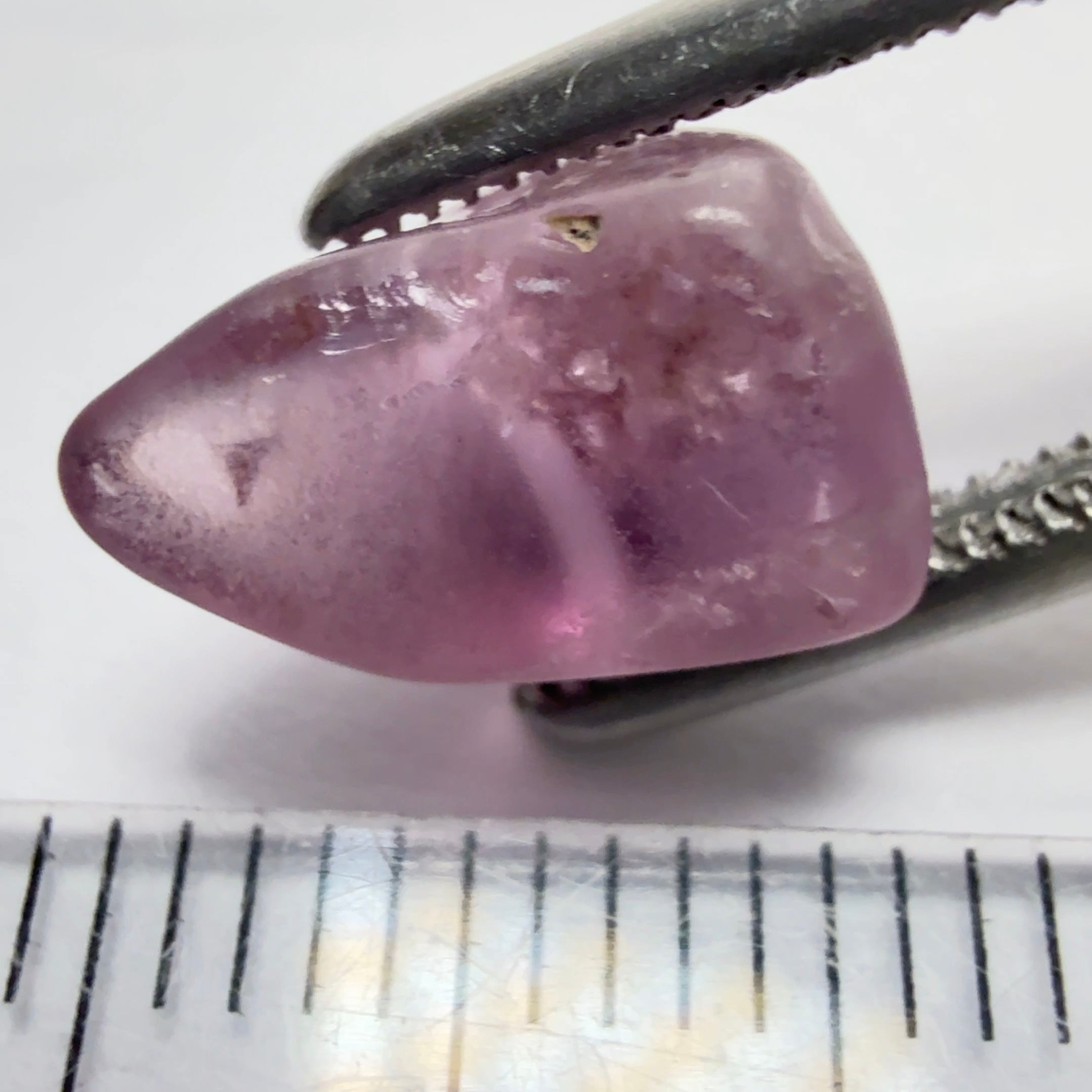 Mahenge Spinel, semi polished tumblestone, 4.09ct, Mahenge, Tanzania, Untreated Unheated