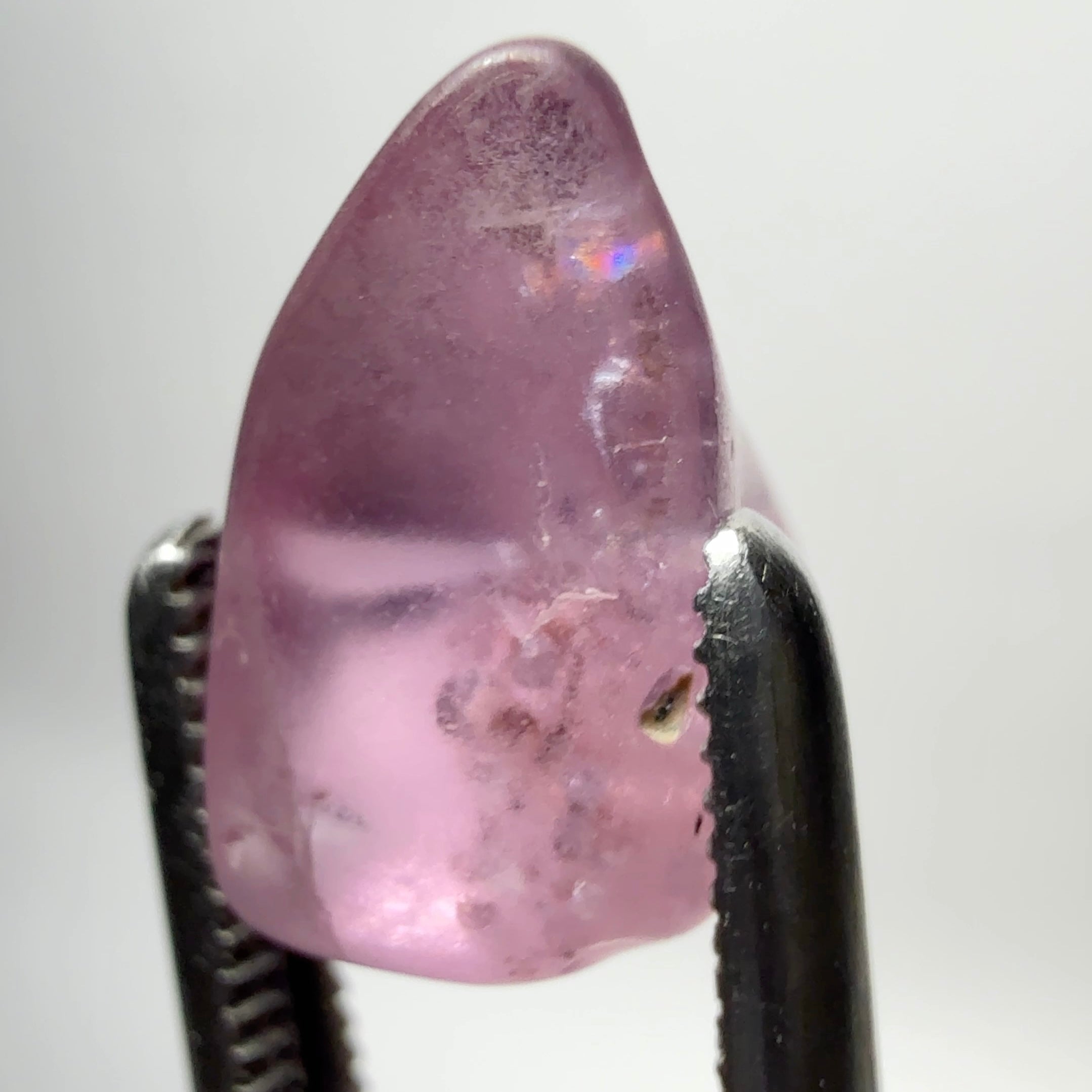 Mahenge Spinel, semi polished tumblestone, 4.09ct, Mahenge, Tanzania, Untreated Unheated