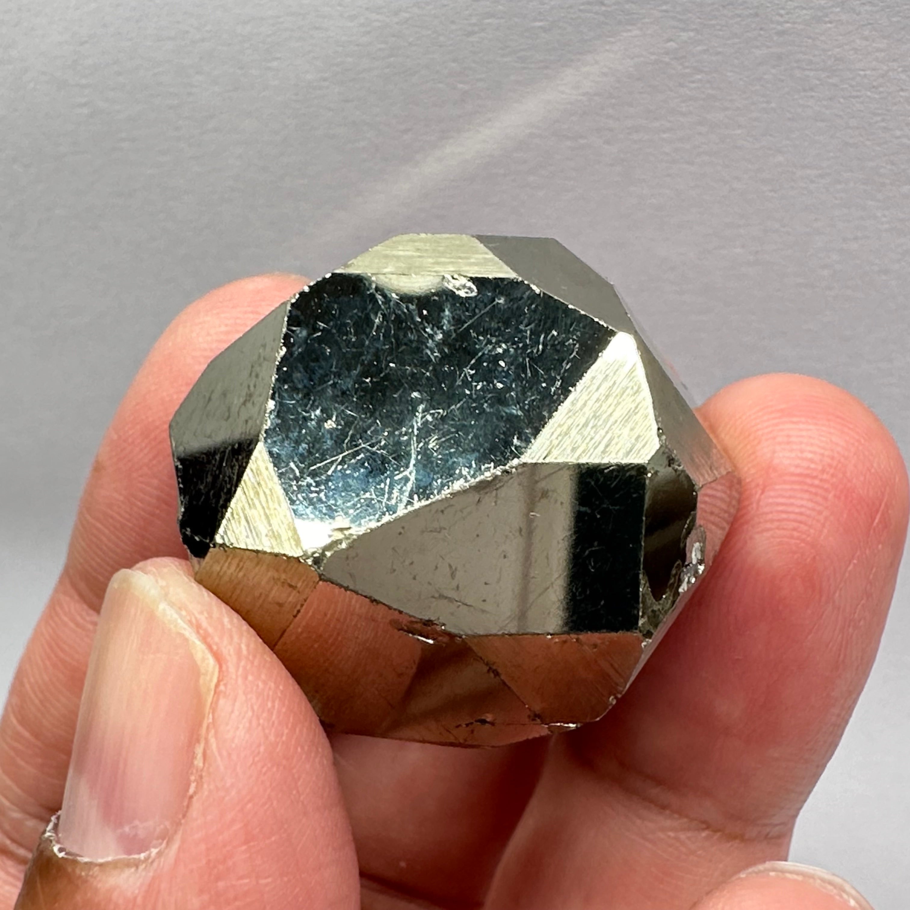 Pyrite, 47.10gm, Merelani, Tanzania, Untreated Unheated, same mines as Tanzanite, natural mirror crystal faces