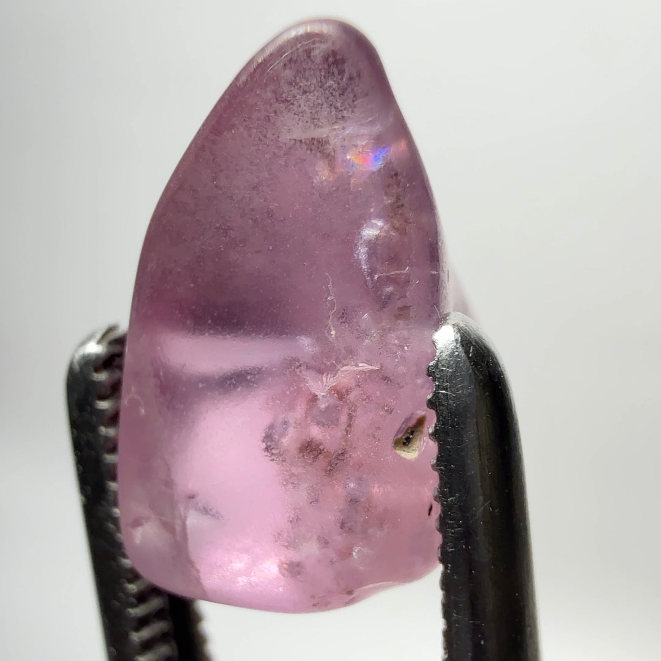 Mahenge Spinel, semi polished tumblestone, 4.09ct, Mahenge, Tanzania, Untreated Unheated