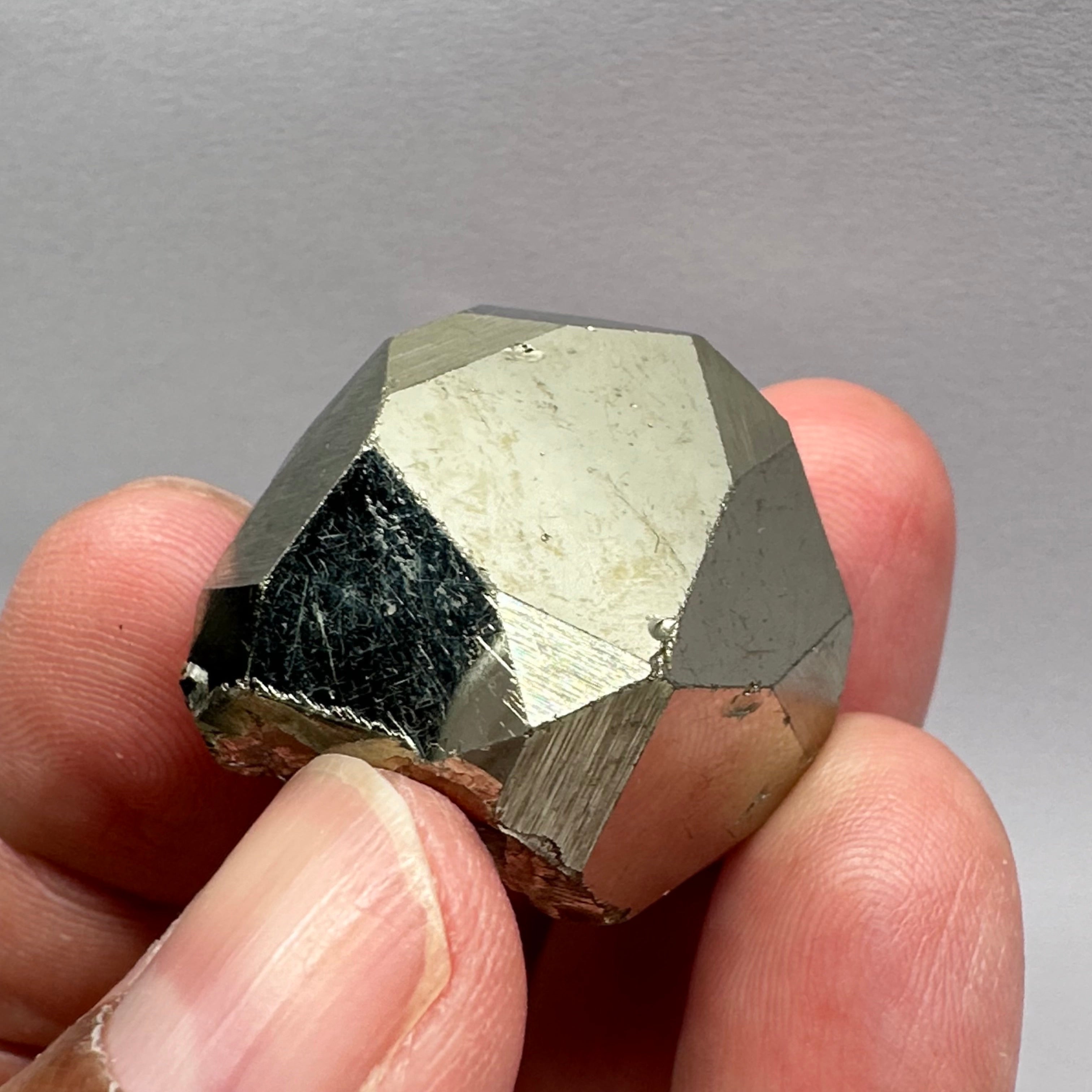 Pyrite, 47.10gm, Merelani, Tanzania, Untreated Unheated, same mines as Tanzanite, natural mirror crystal faces