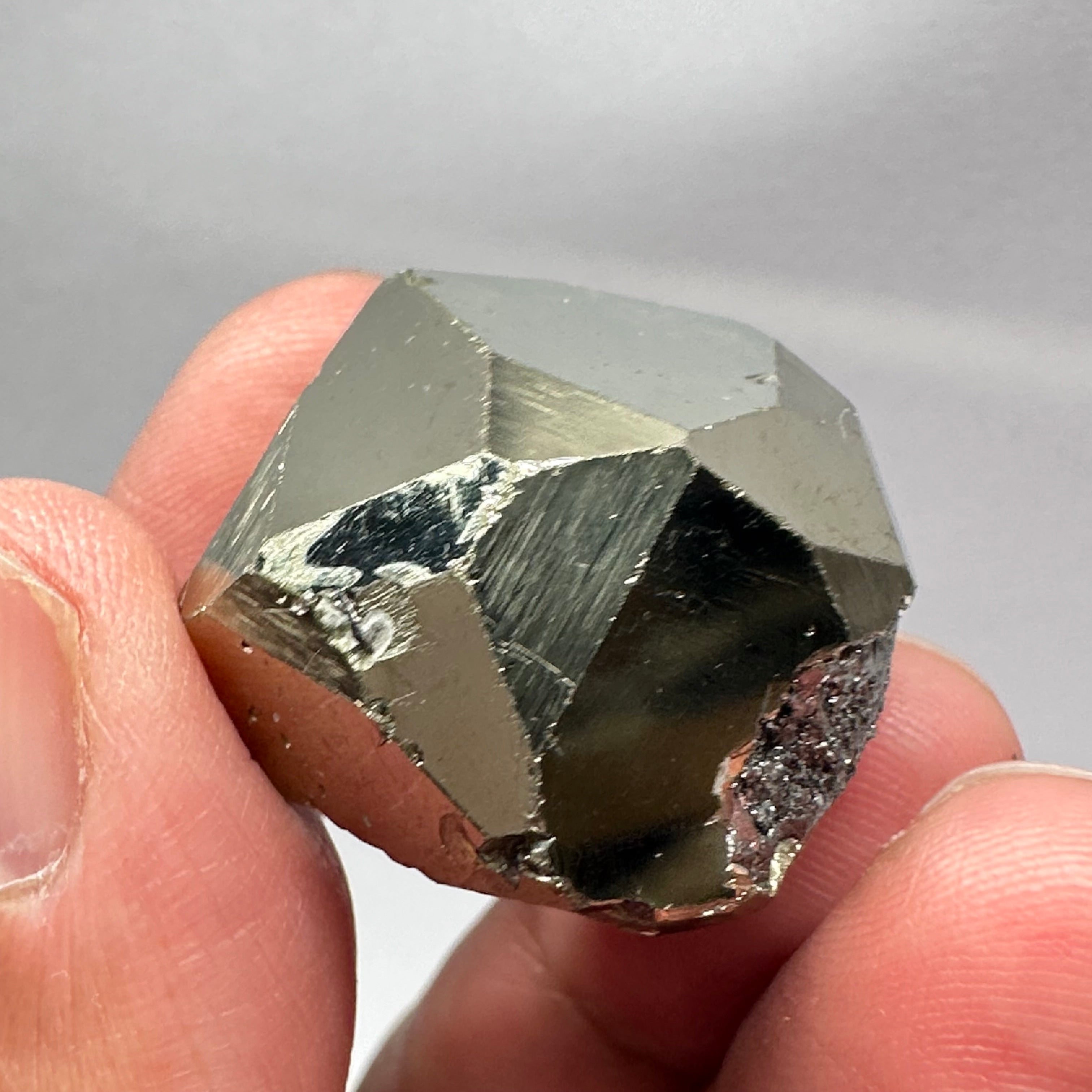 Pyrite, 47.10gm, Merelani, Tanzania, Untreated Unheated, same mines as Tanzanite, natural mirror crystal faces