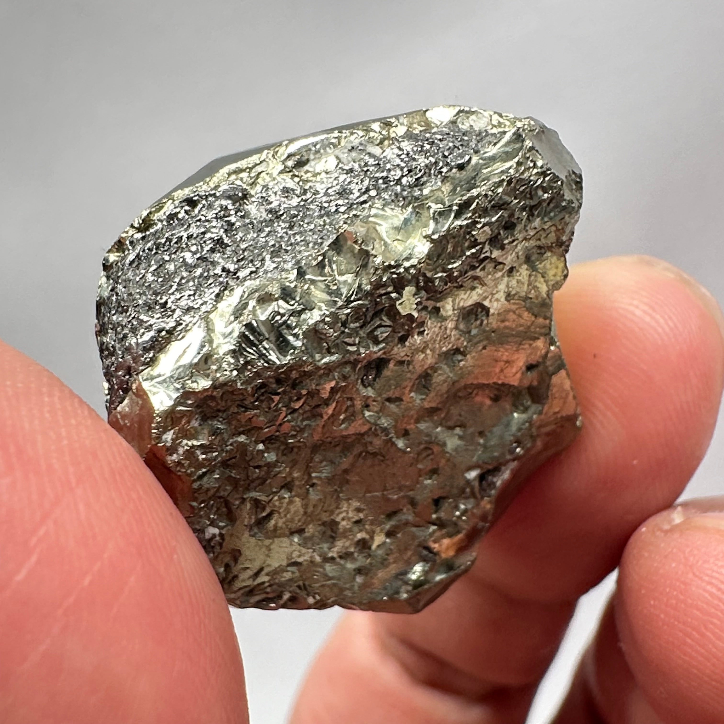 Pyrite, 47.10gm, Merelani, Tanzania, Untreated Unheated, same mines as Tanzanite, natural mirror crystal faces