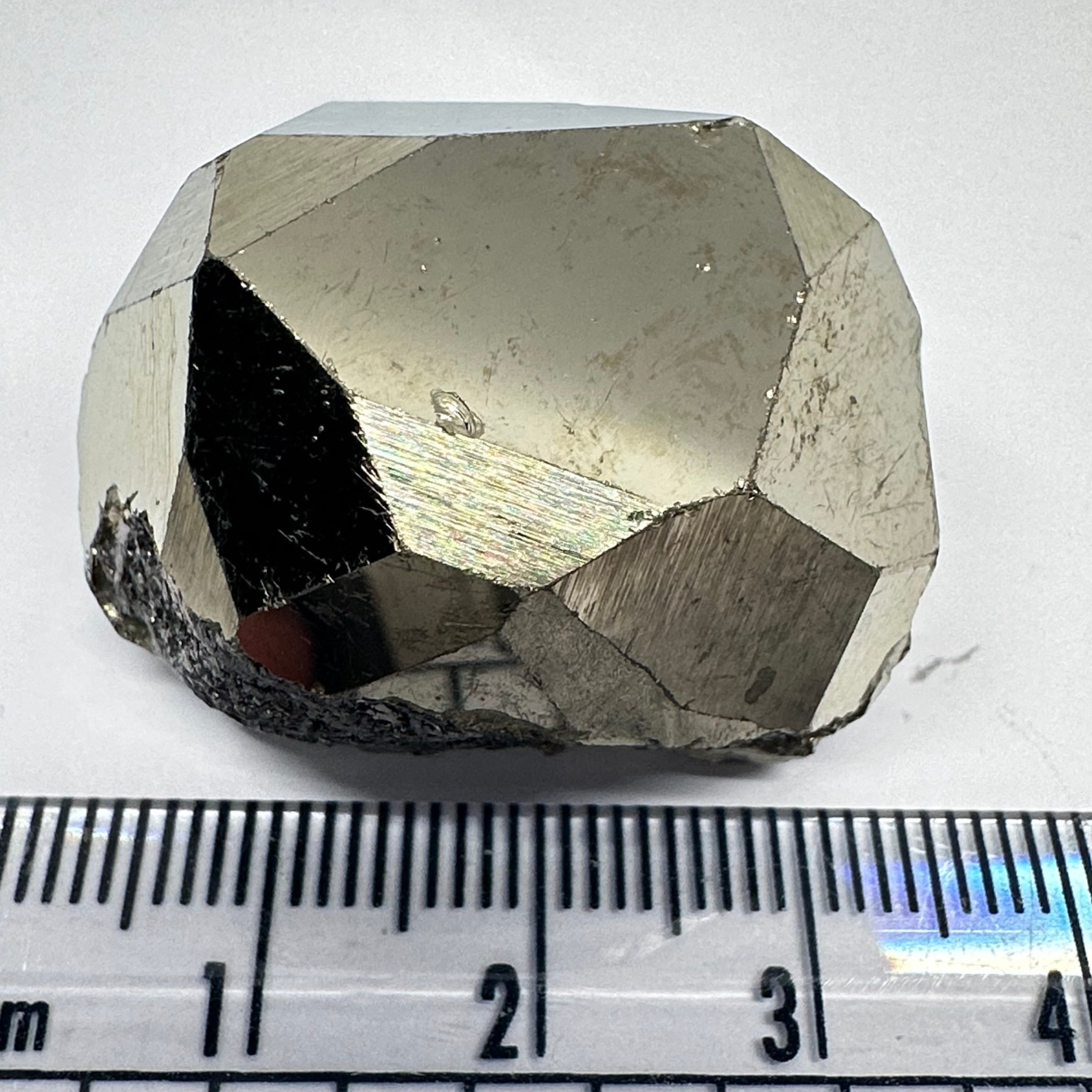 Pyrite, 47.10gm, Merelani, Tanzania, Untreated Unheated, same mines as Tanzanite, natural mirror crystal faces