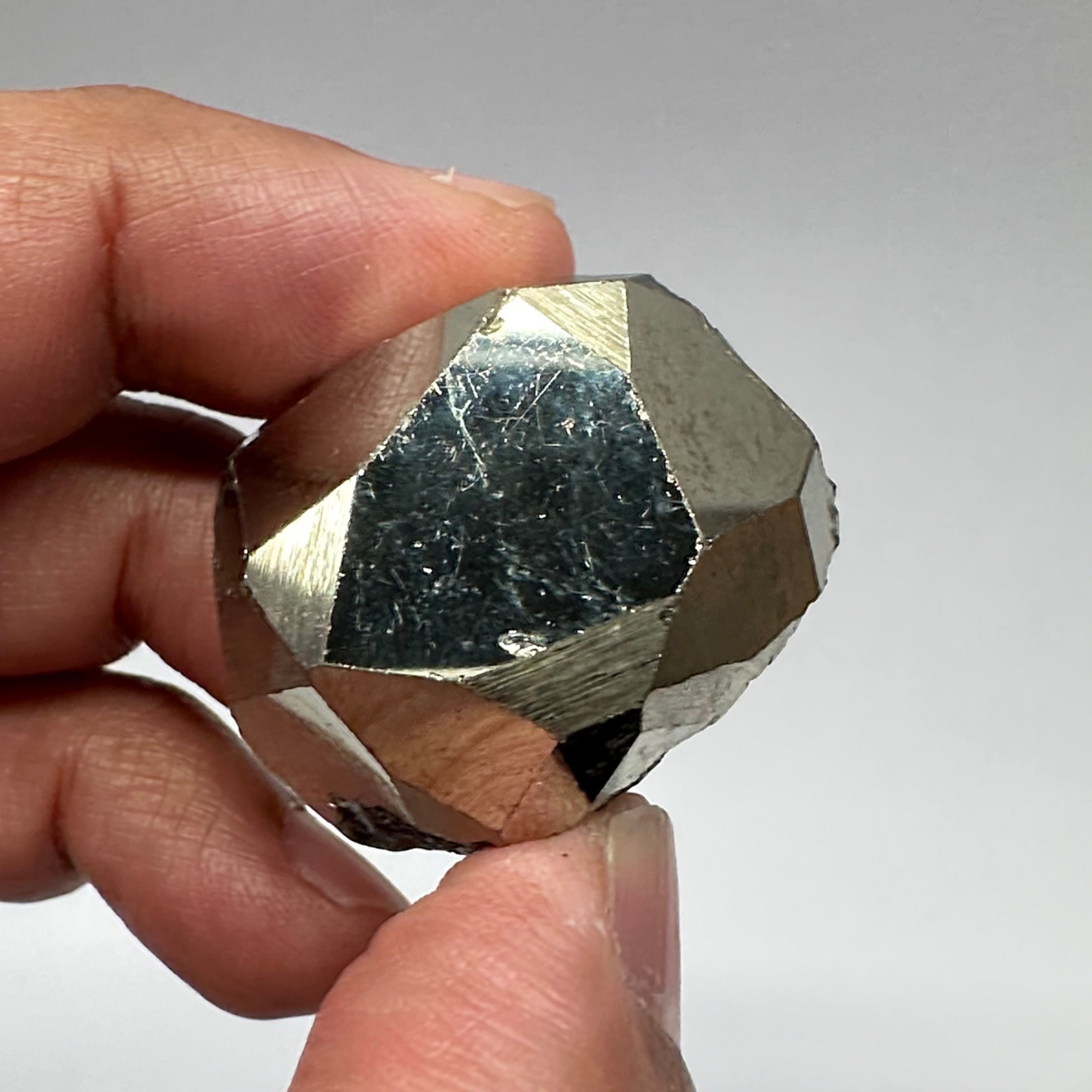 Pyrite, 47.10gm, Merelani, Tanzania, Untreated Unheated, same mines as Tanzanite, natural mirror crystal faces