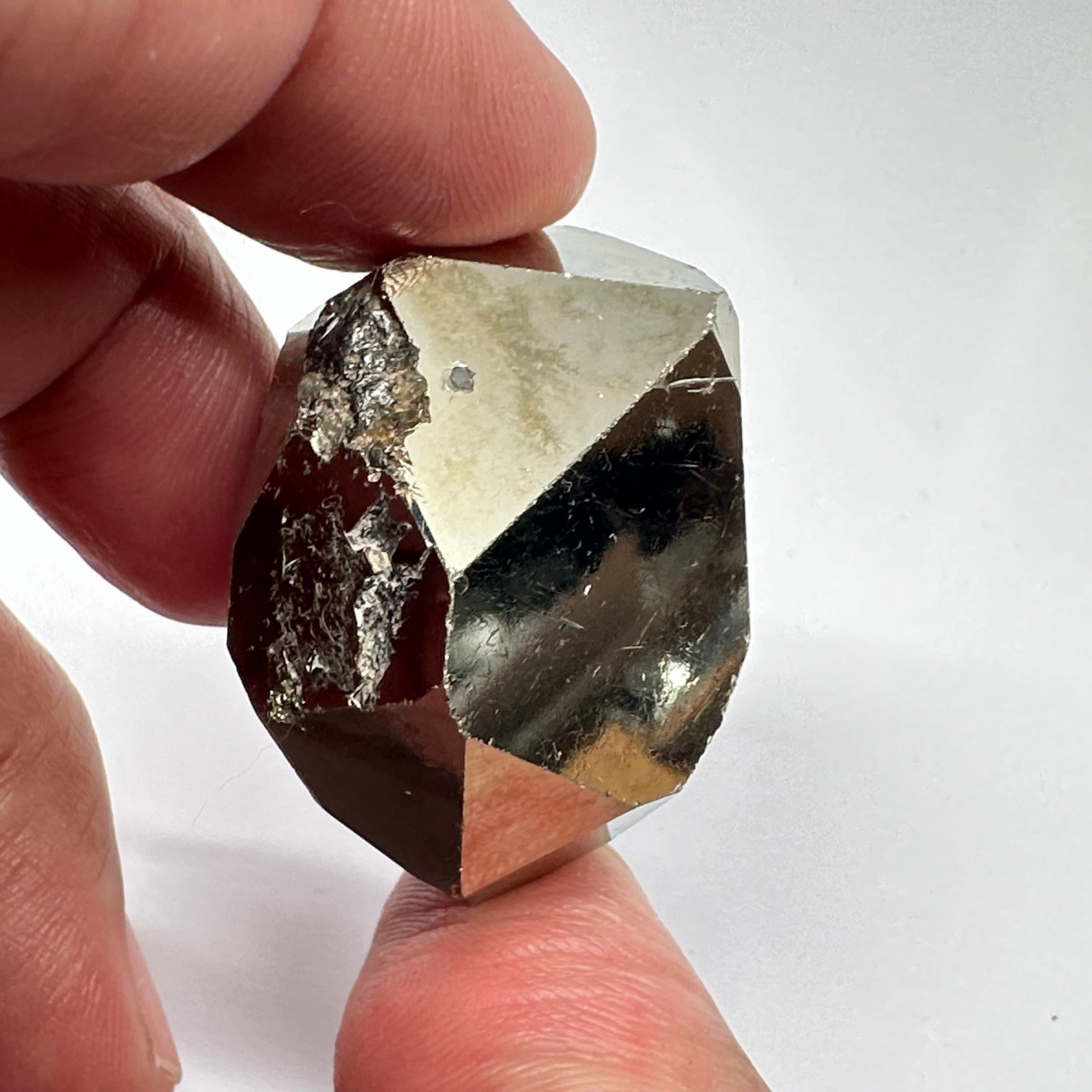 Pyrite, 76.00gm, Merelani, Tanzania, Untreated Unheated, same mines as Tanzanite, natural mirror crystal faces