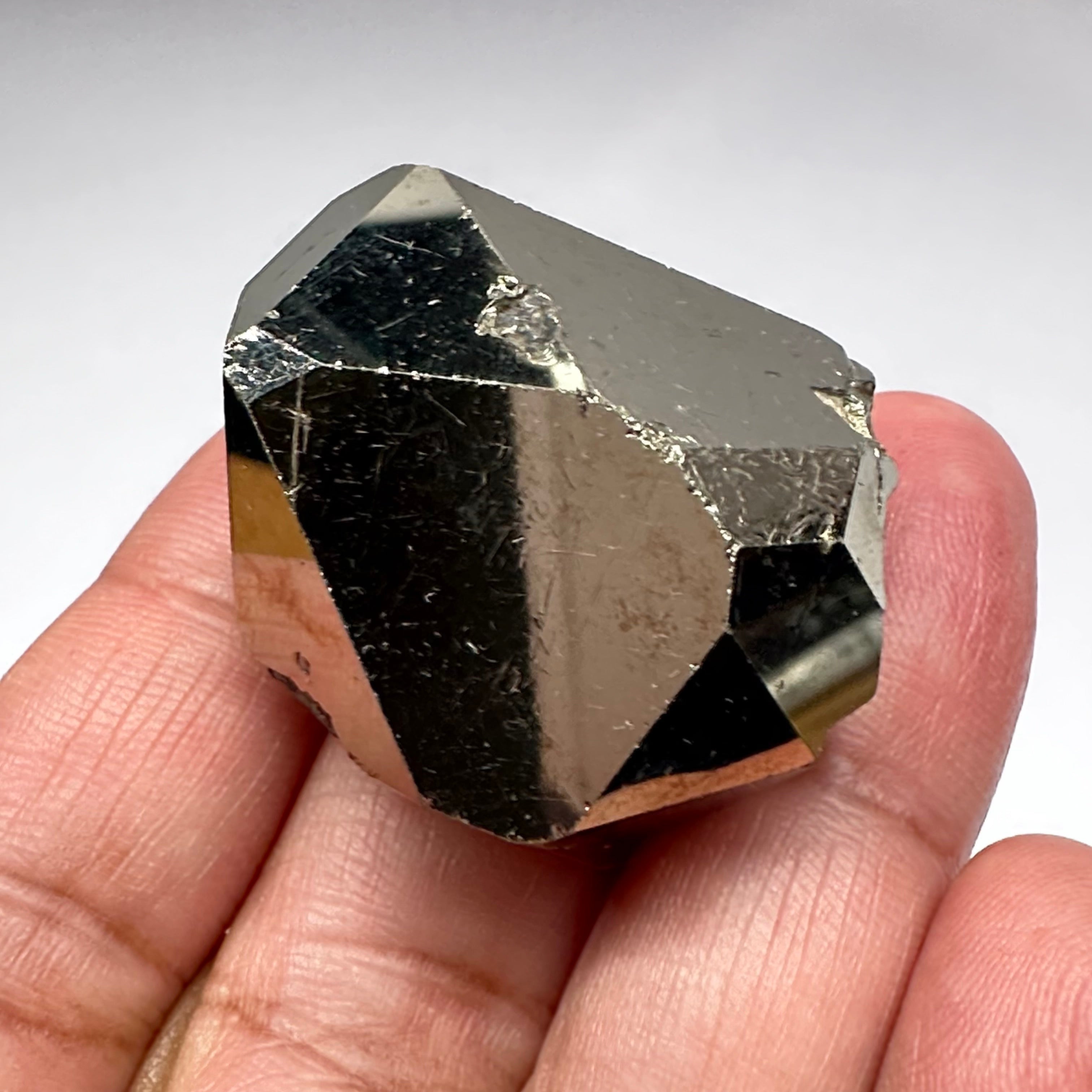 Pyrite, 76.00gm, Merelani, Tanzania, Untreated Unheated, same mines as Tanzanite, natural mirror crystal faces