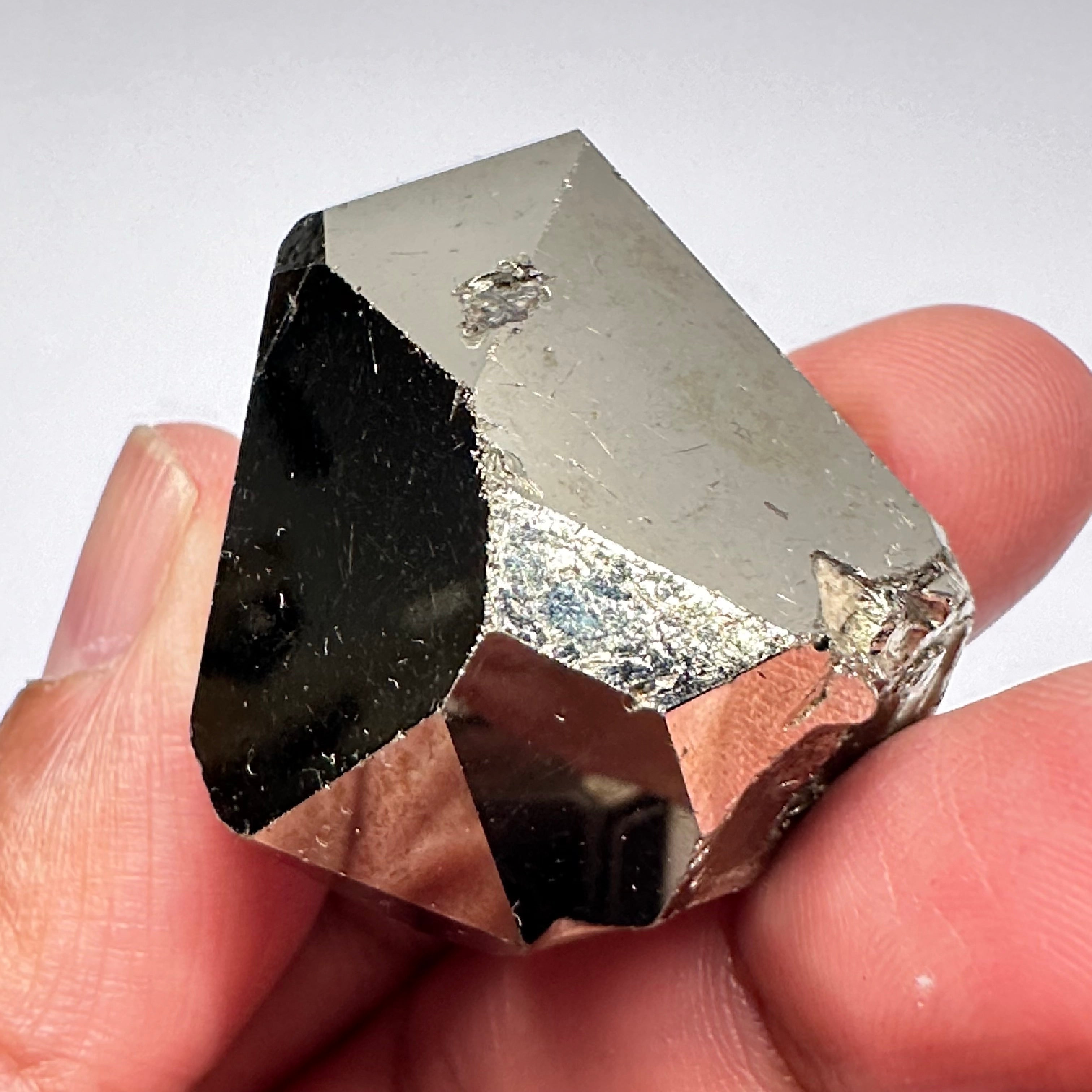 Pyrite, 76.00gm, Merelani, Tanzania, Untreated Unheated, same mines as Tanzanite, natural mirror crystal faces