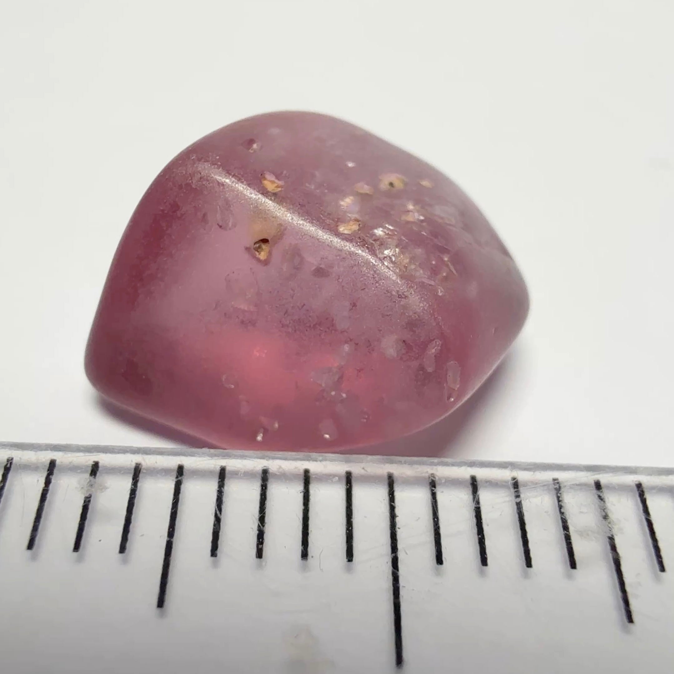 Mahenge Spinel, semi polished tumblestone, 5.46ct, Mahenge, Tanzania, Untreated Unheated