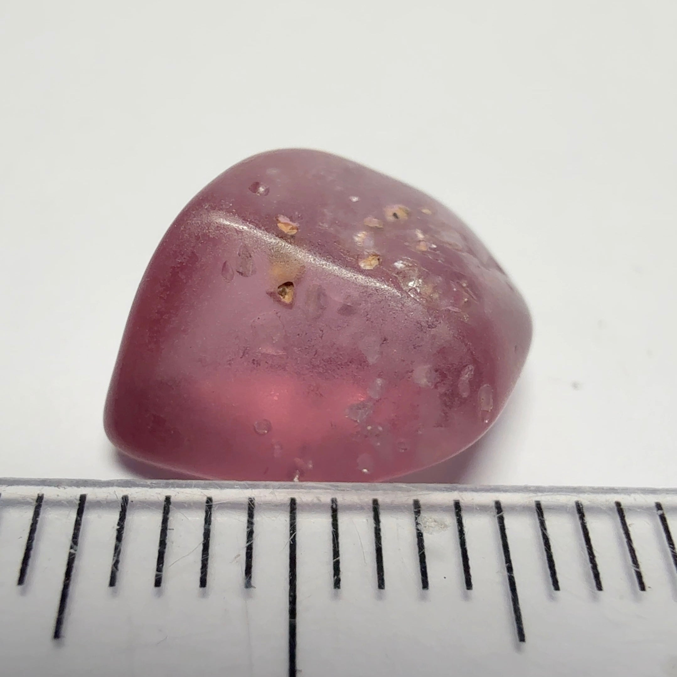 Mahenge Spinel, semi polished tumblestone, 5.46ct, Mahenge, Tanzania, Untreated Unheated