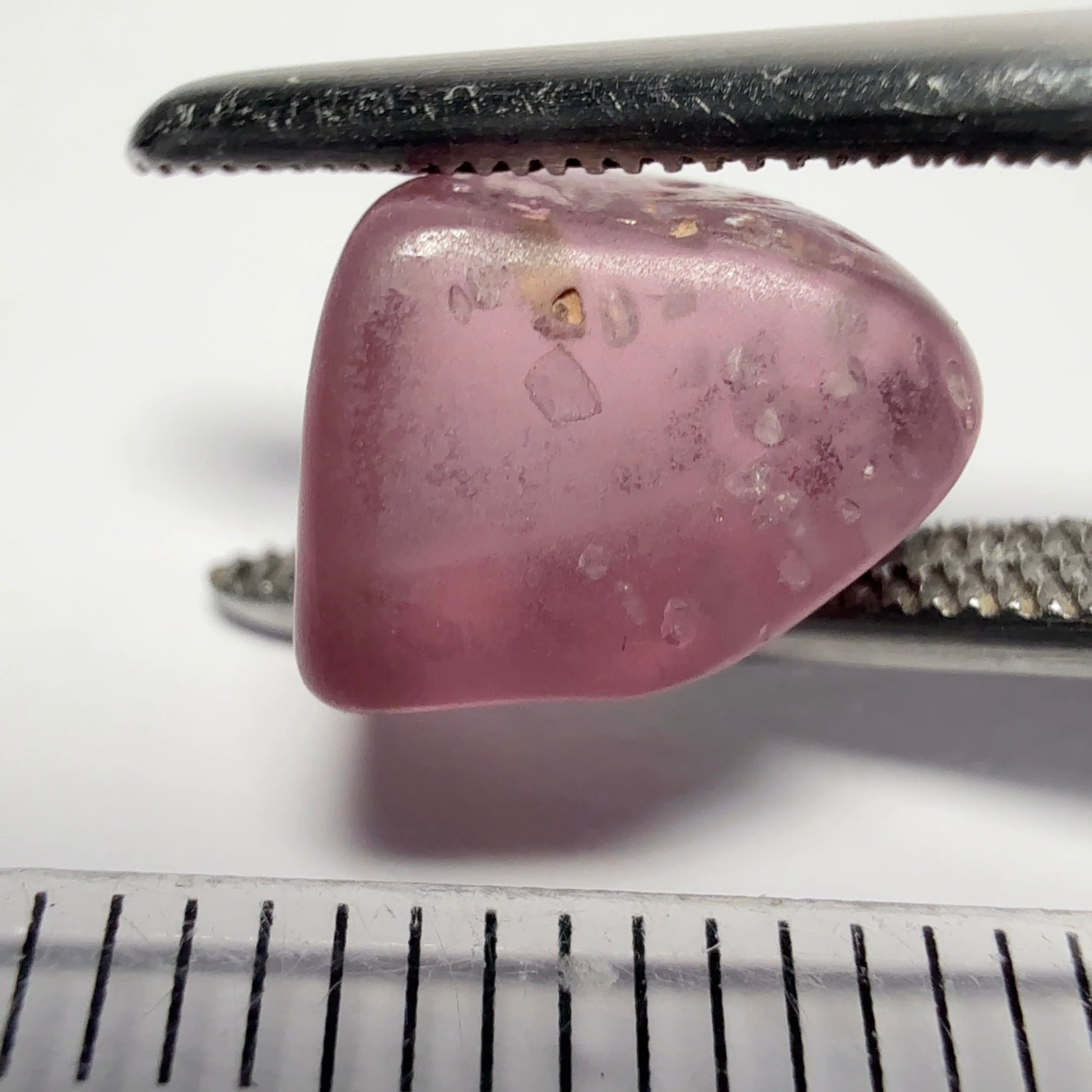 Mahenge Spinel, semi polished tumblestone, 5.46ct, Mahenge, Tanzania, Untreated Unheated