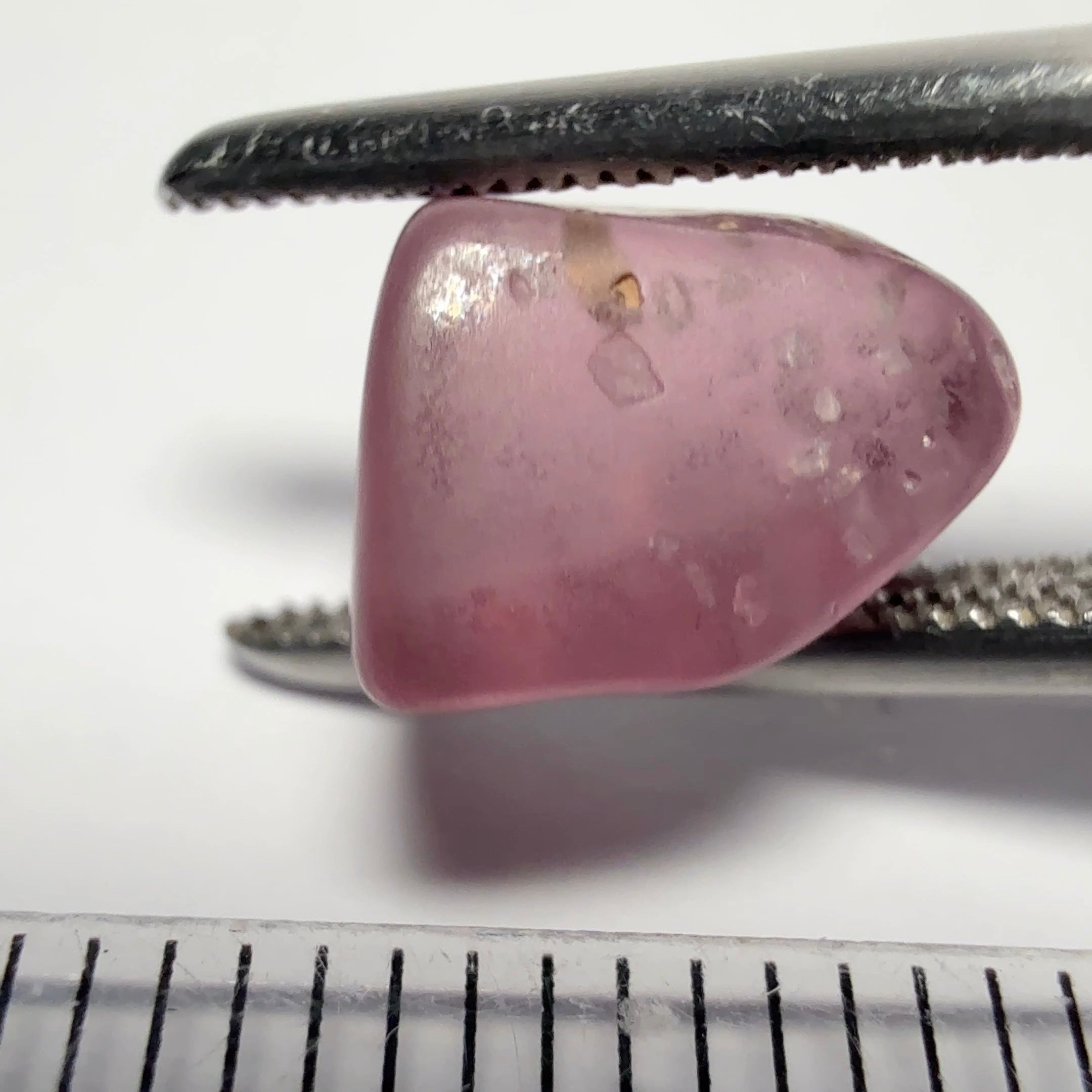 Mahenge Spinel, semi polished tumblestone, 5.46ct, Mahenge, Tanzania, Untreated Unheated