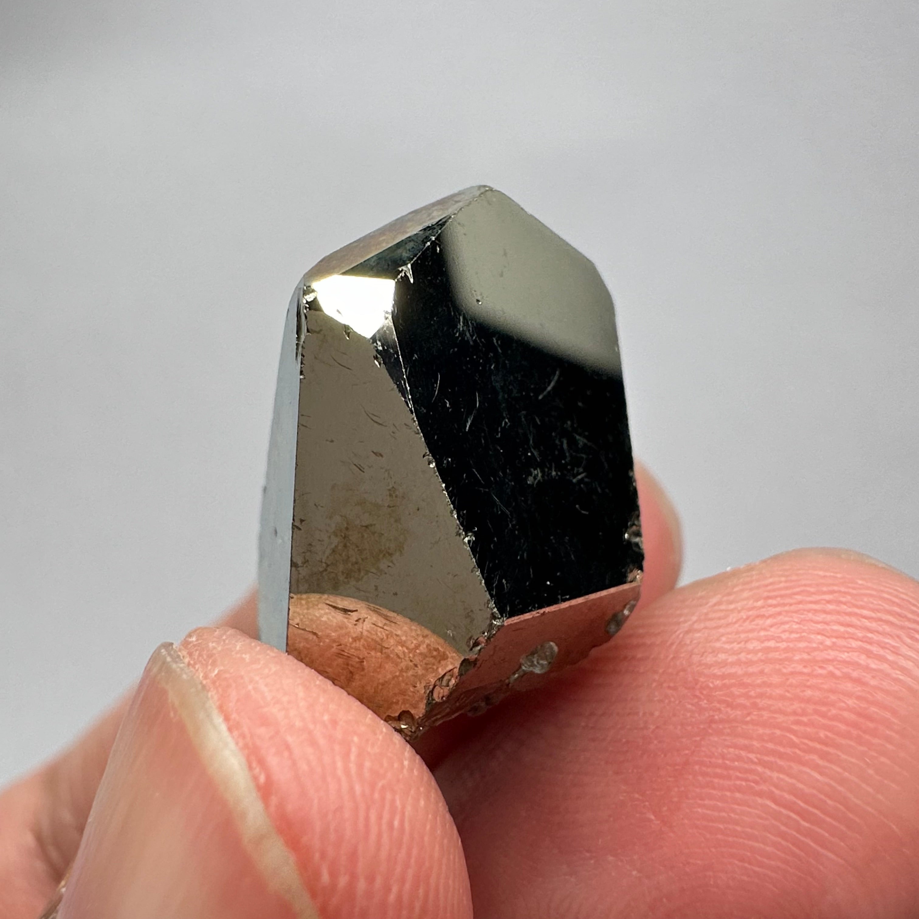 Pyrite, 11.90gm, Merelani, Tanzania, Untreated Unheated, same mines as Tanzanite, natural mirror crystal faces