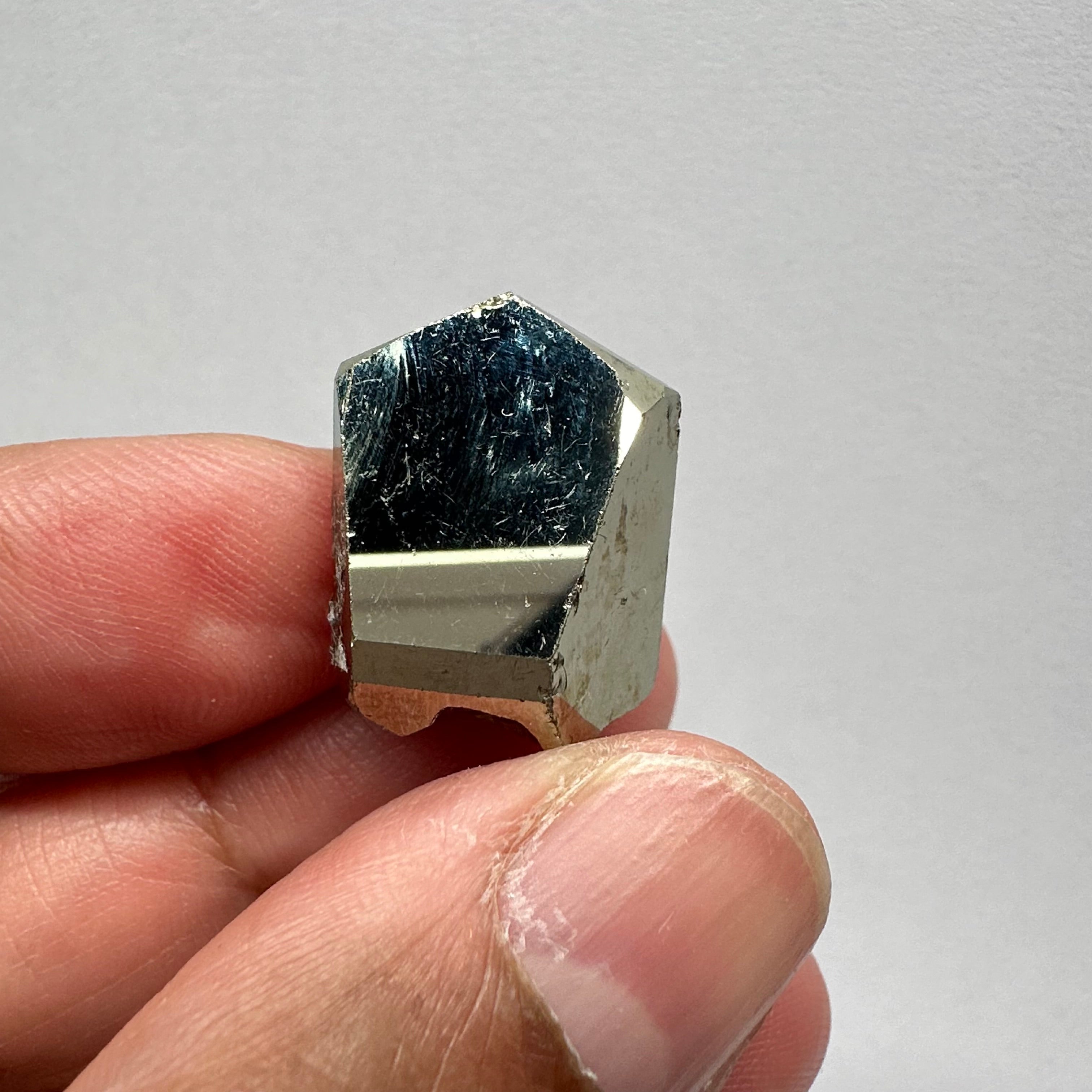 Pyrite, 11.90gm, Merelani, Tanzania, Untreated Unheated, same mines as Tanzanite, natural mirror crystal faces