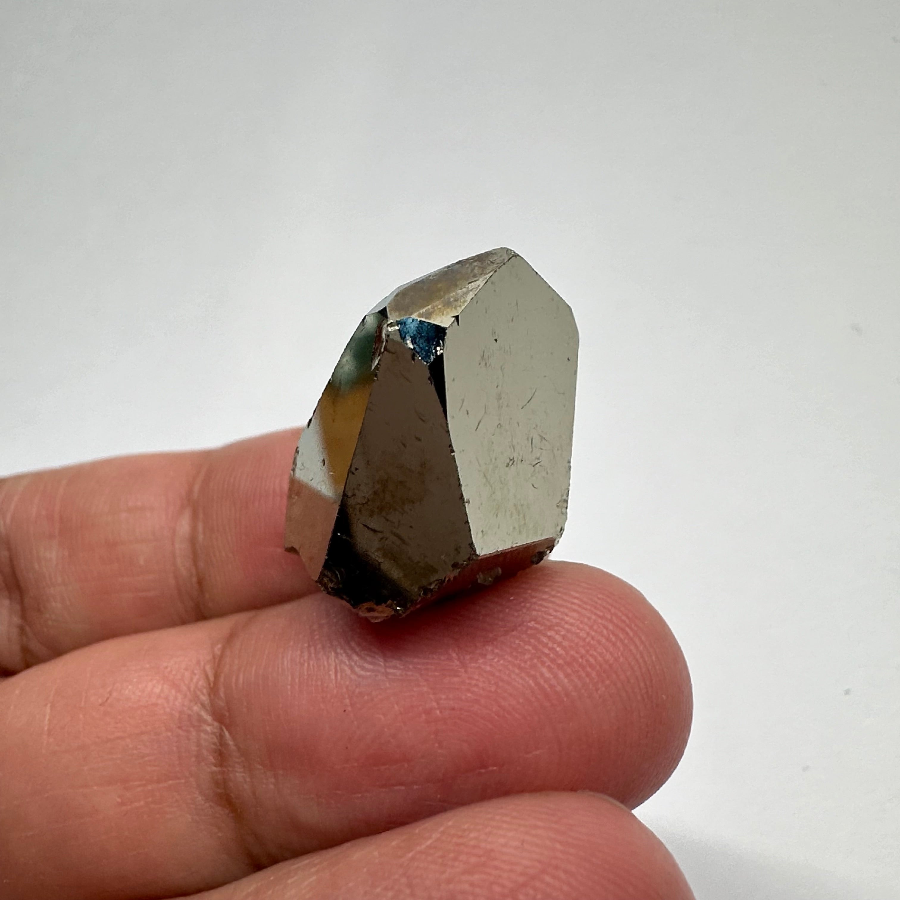 Pyrite, 11.90gm, Merelani, Tanzania, Untreated Unheated, same mines as Tanzanite, natural mirror crystal faces