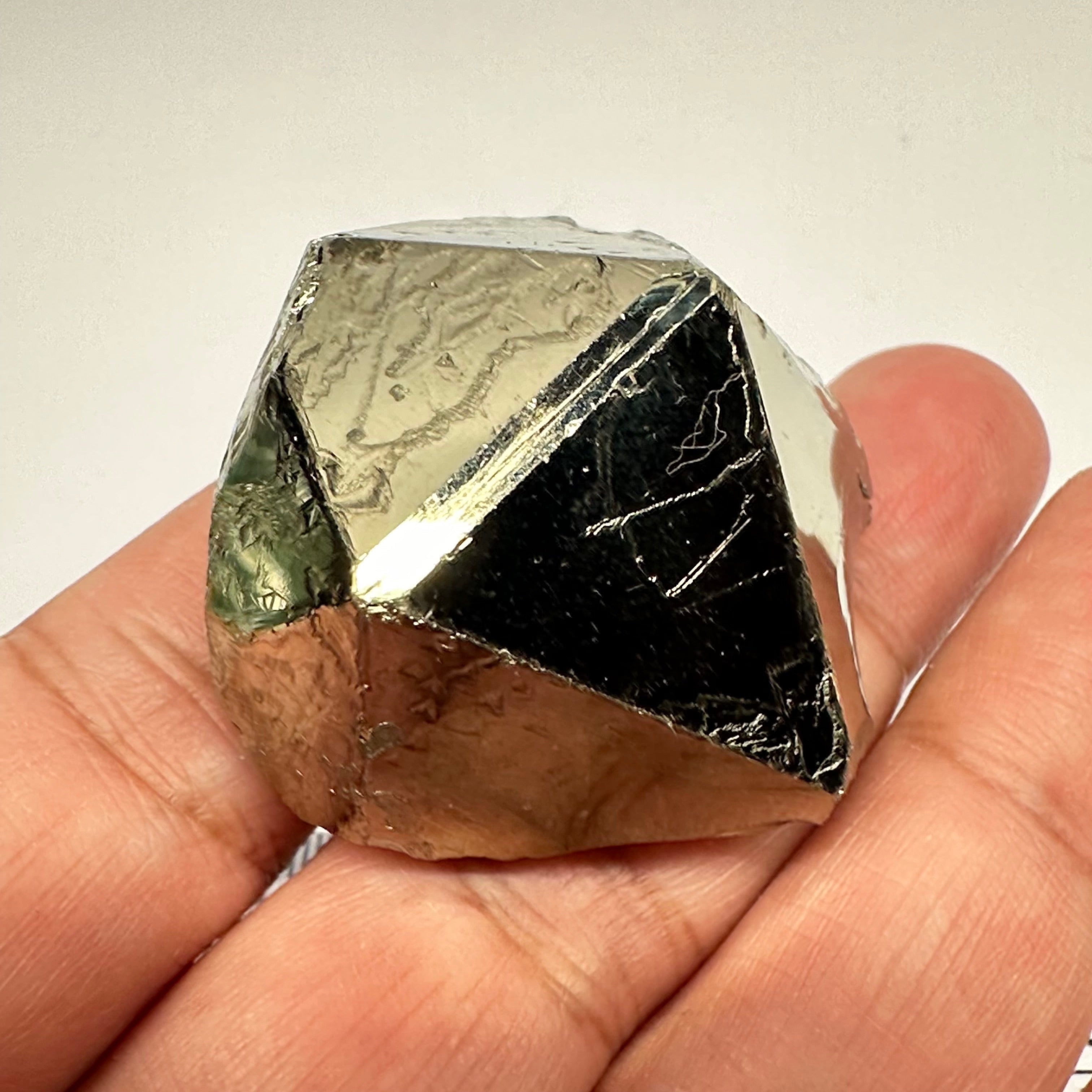 Pyrite, 70.60gm, Merelani, Tanzania, Untreated Unheated, same mines as Tanzanite, natural mirror crystal faces