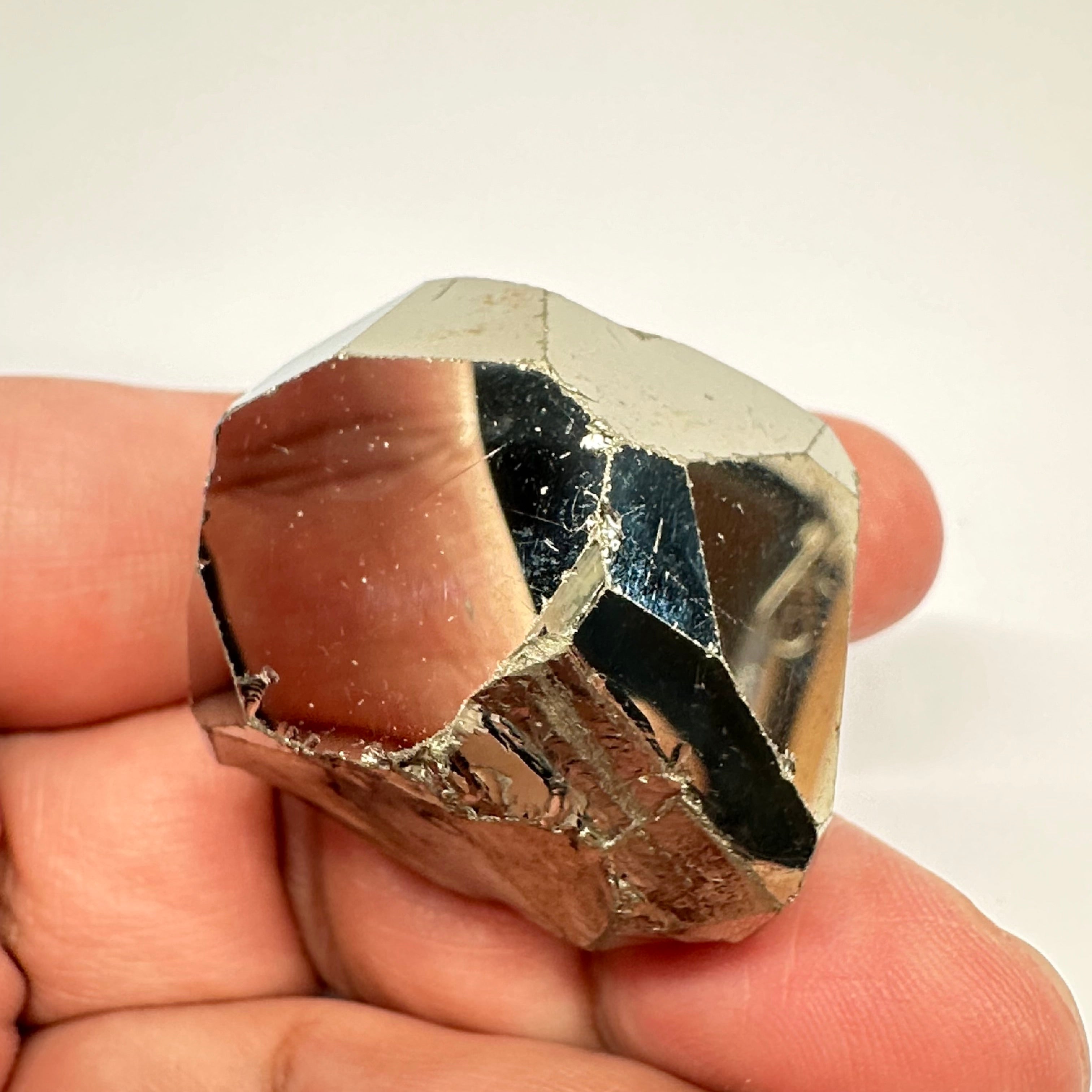 Pyrite, 89.70gm, Merelani, Tanzania, Untreated Unheated, same mines as Tanzanite, natural mirror crystal faces