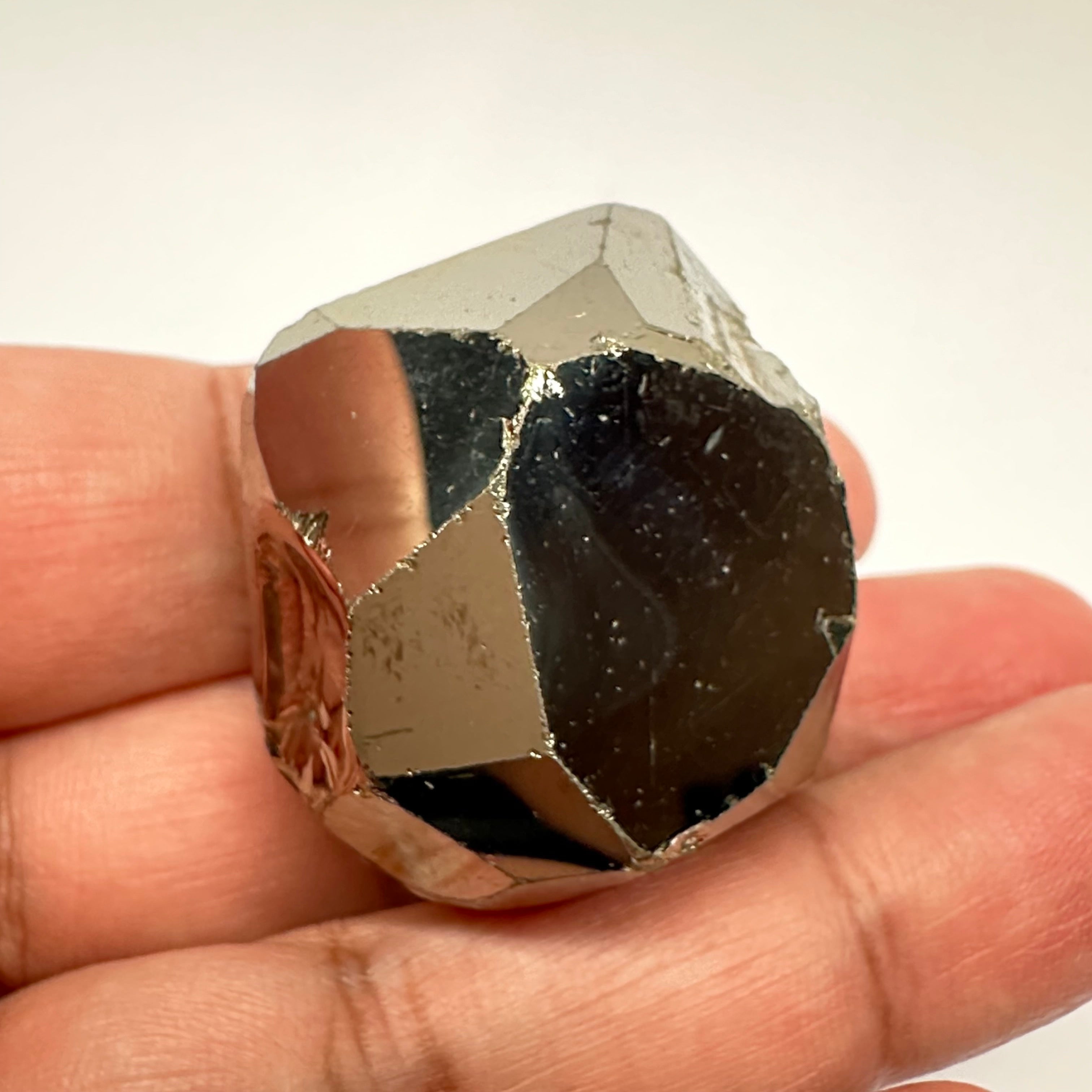 Pyrite, 89.70gm, Merelani, Tanzania, Untreated Unheated, same mines as Tanzanite, natural mirror crystal faces