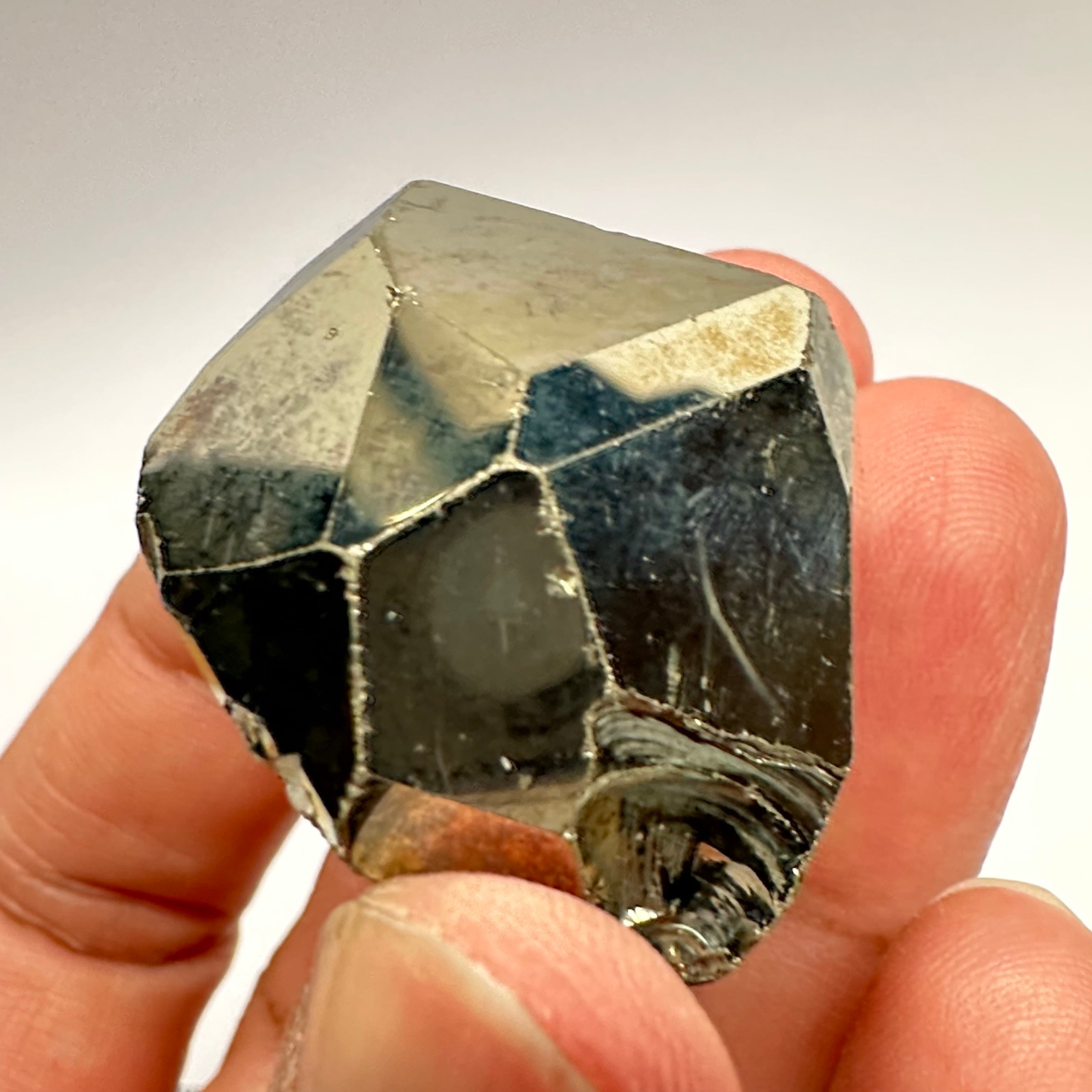 Pyrite, 67.20gm, Merelani, Tanzania, Untreated Unheated, same mines as Tanzanite, natural mirror crystal faces