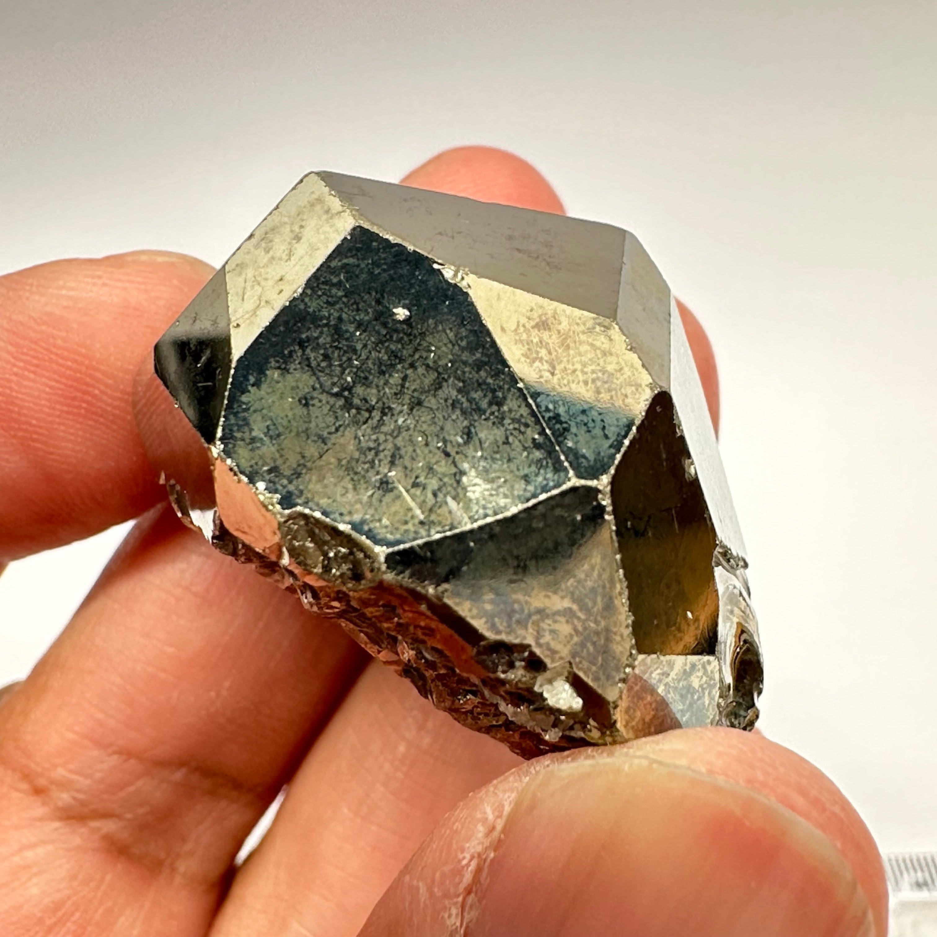 Pyrite, 67.20gm, Merelani, Tanzania, Untreated Unheated, same mines as Tanzanite, natural mirror crystal faces