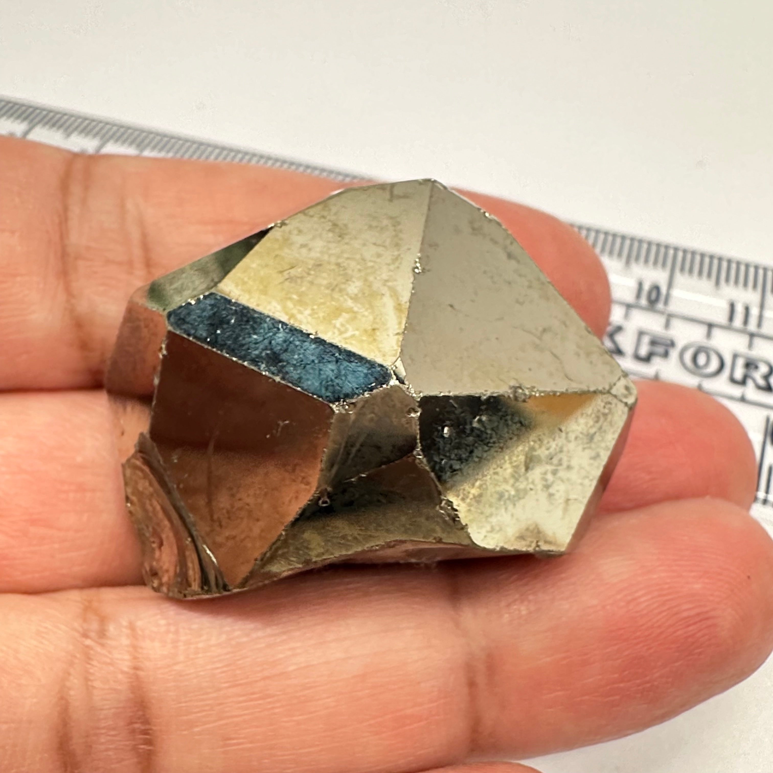 Pyrite, 67.20gm, Merelani, Tanzania, Untreated Unheated, same mines as Tanzanite, natural mirror crystal faces