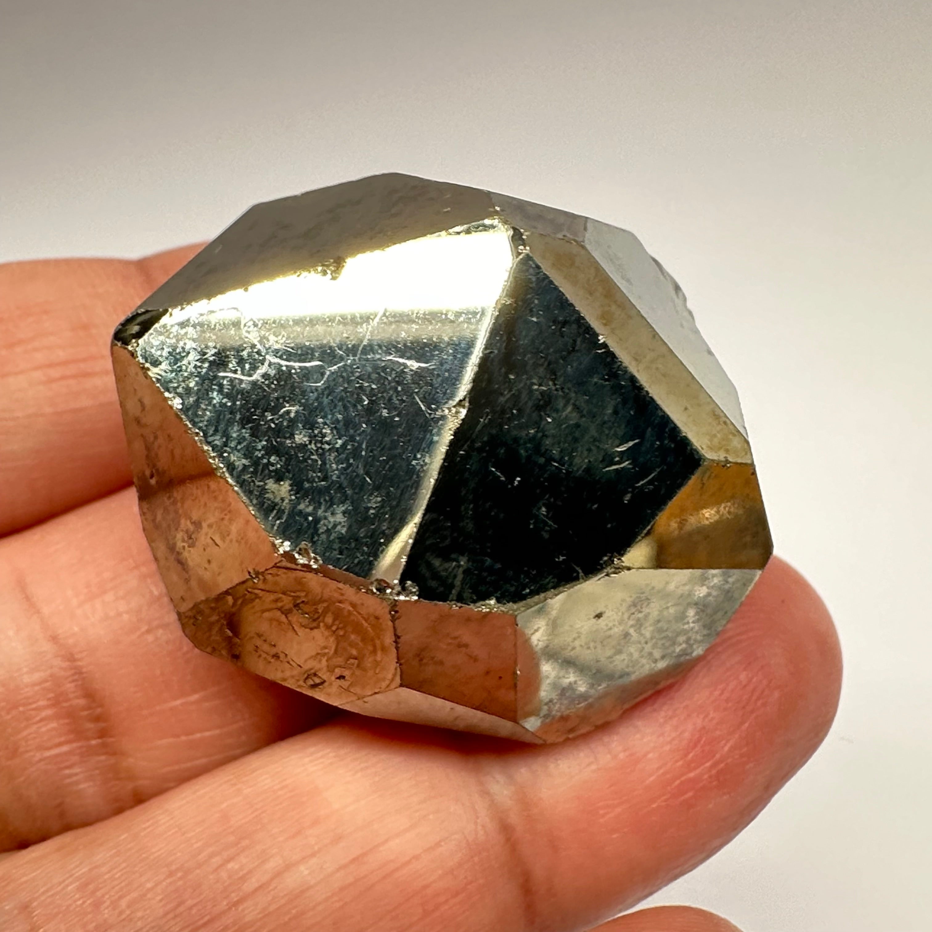 Pyrite, 67.20gm, Merelani, Tanzania, Untreated Unheated, same mines as Tanzanite, natural mirror crystal faces