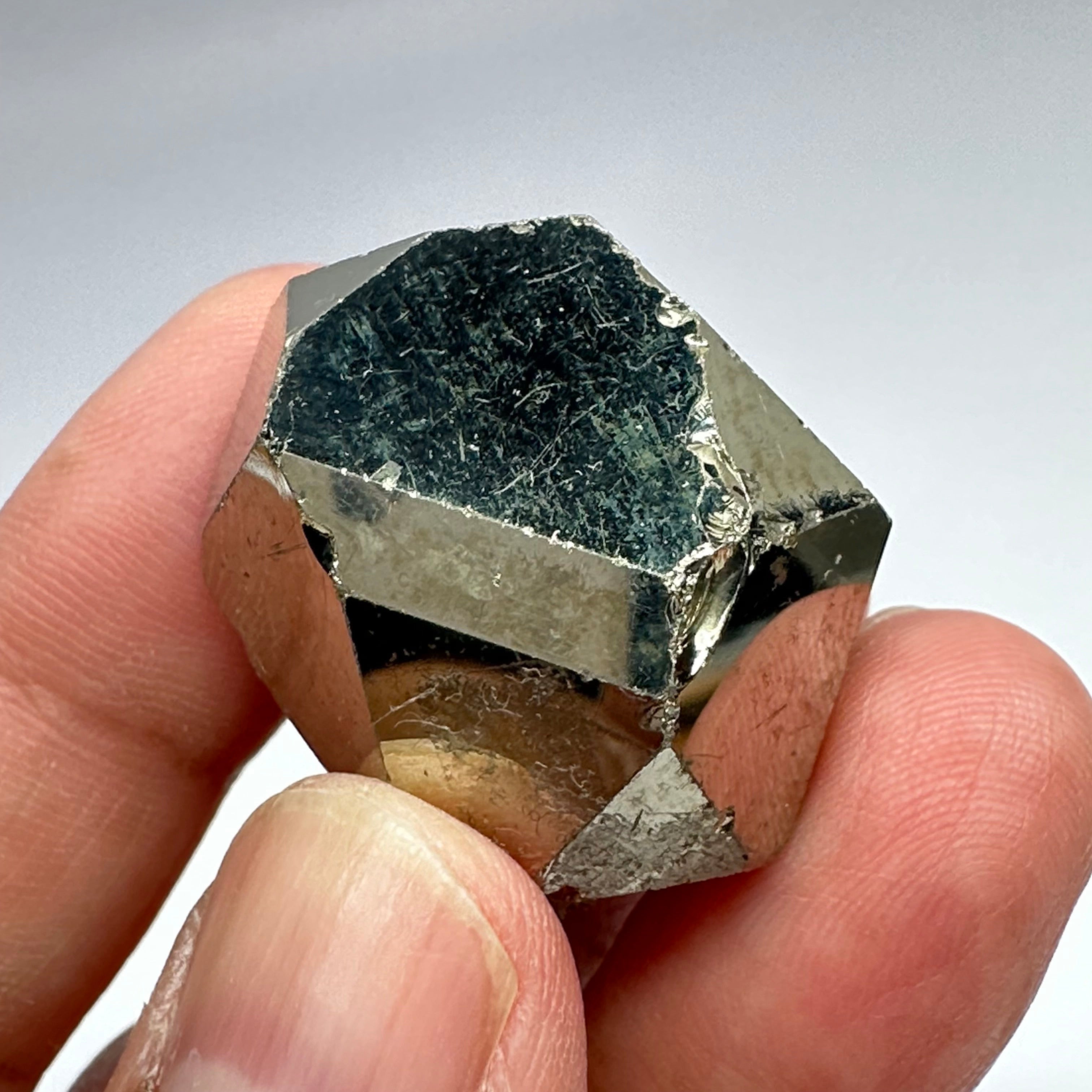 Pyrite, 48.00gm, Merelani, Tanzania, Untreated Unheated, same mines as Tanzanite, natural mirror crystal faces